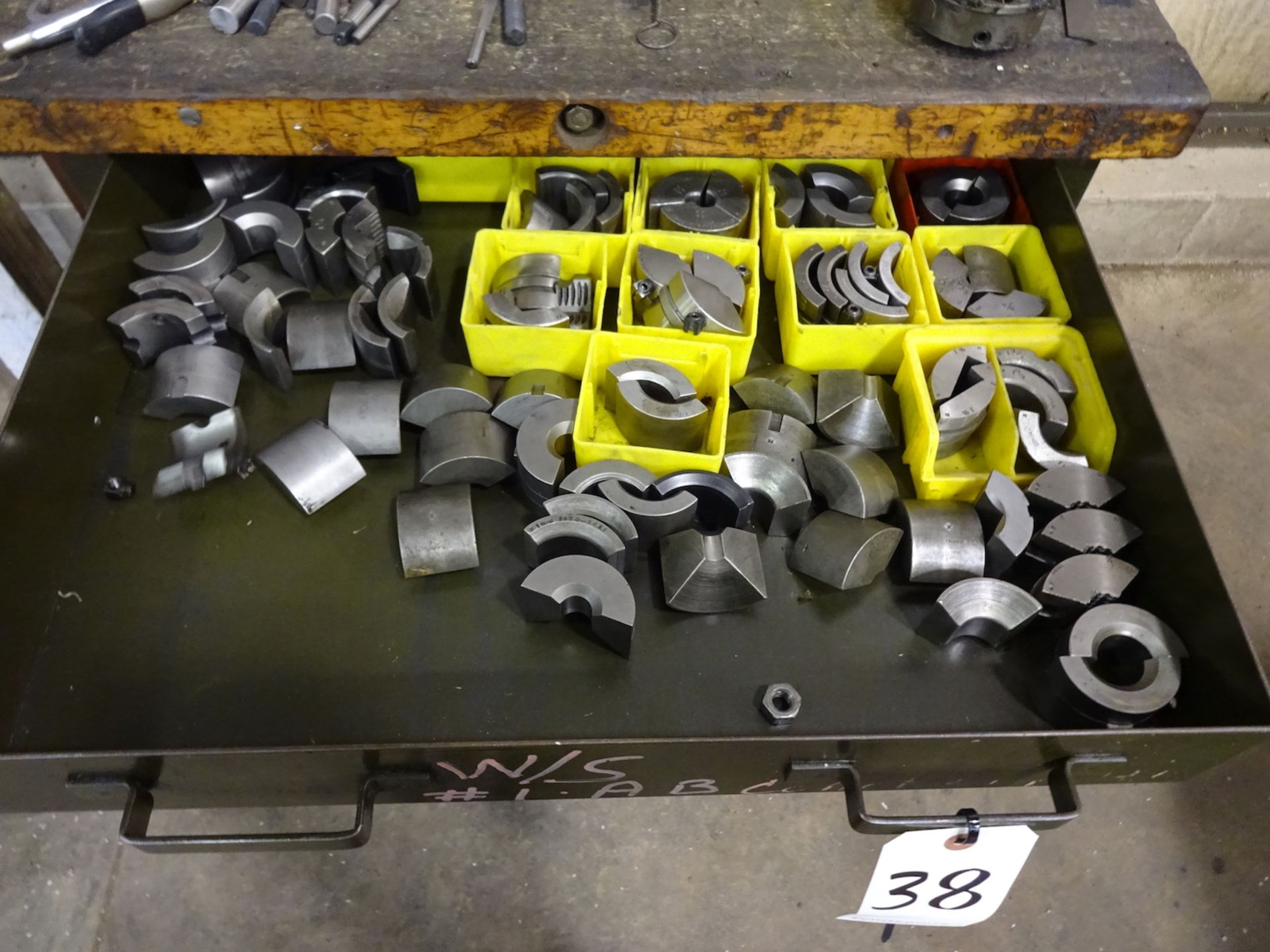 LOT: Warner & Swasey Collet Pads, Chasers, Bushings, etc. - Image 2 of 4