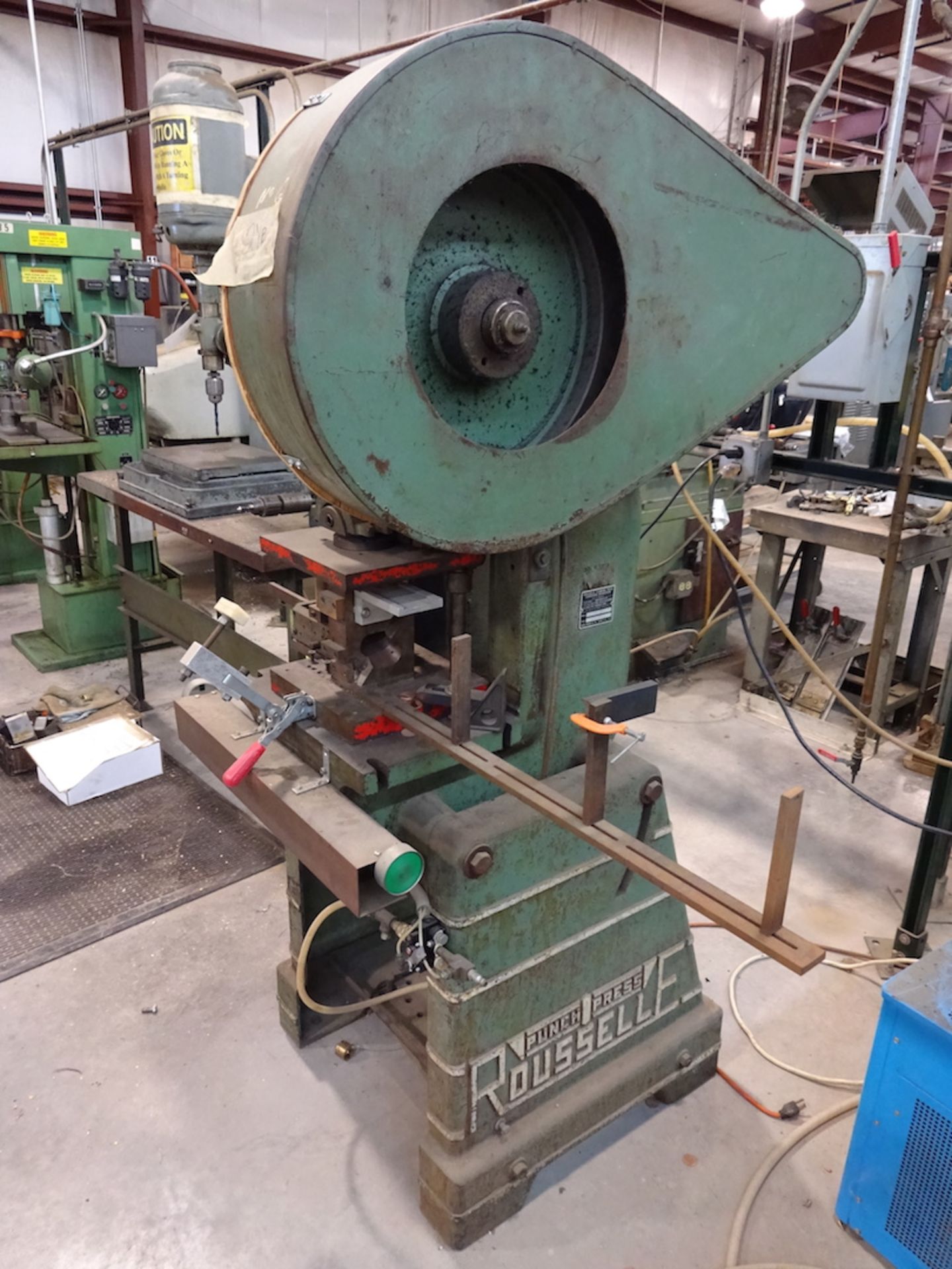 Rousselle No. 2 OBI Punch Press, S/N CA 6572, 1 HP - Image 2 of 2