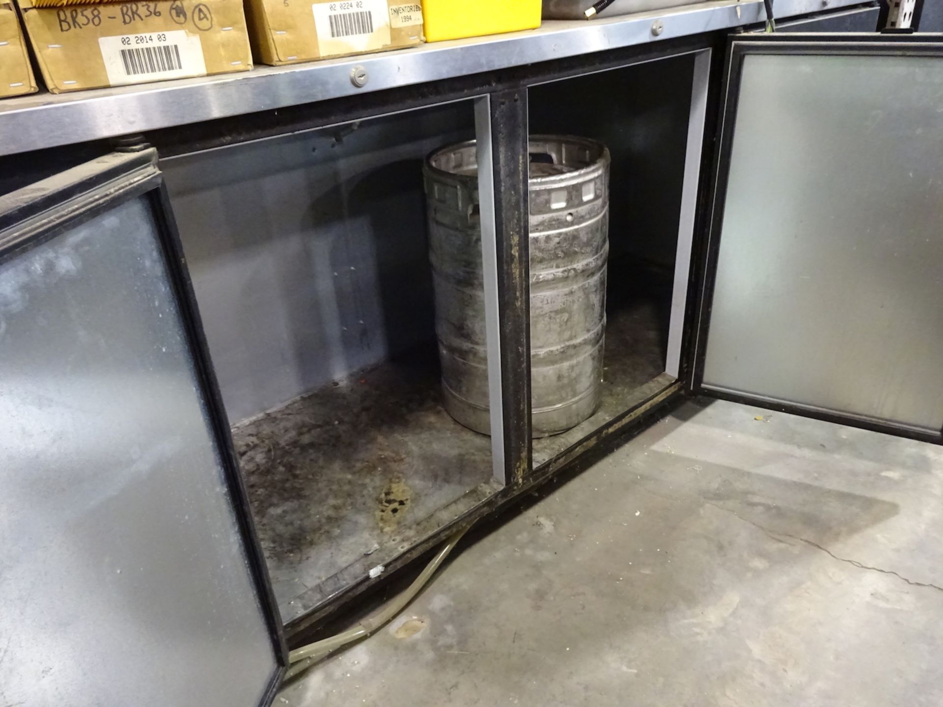 Beverage Air 4-Barrel Back Bar, Stainless Steel Top, Stainless Steel Floor - Image 2 of 2