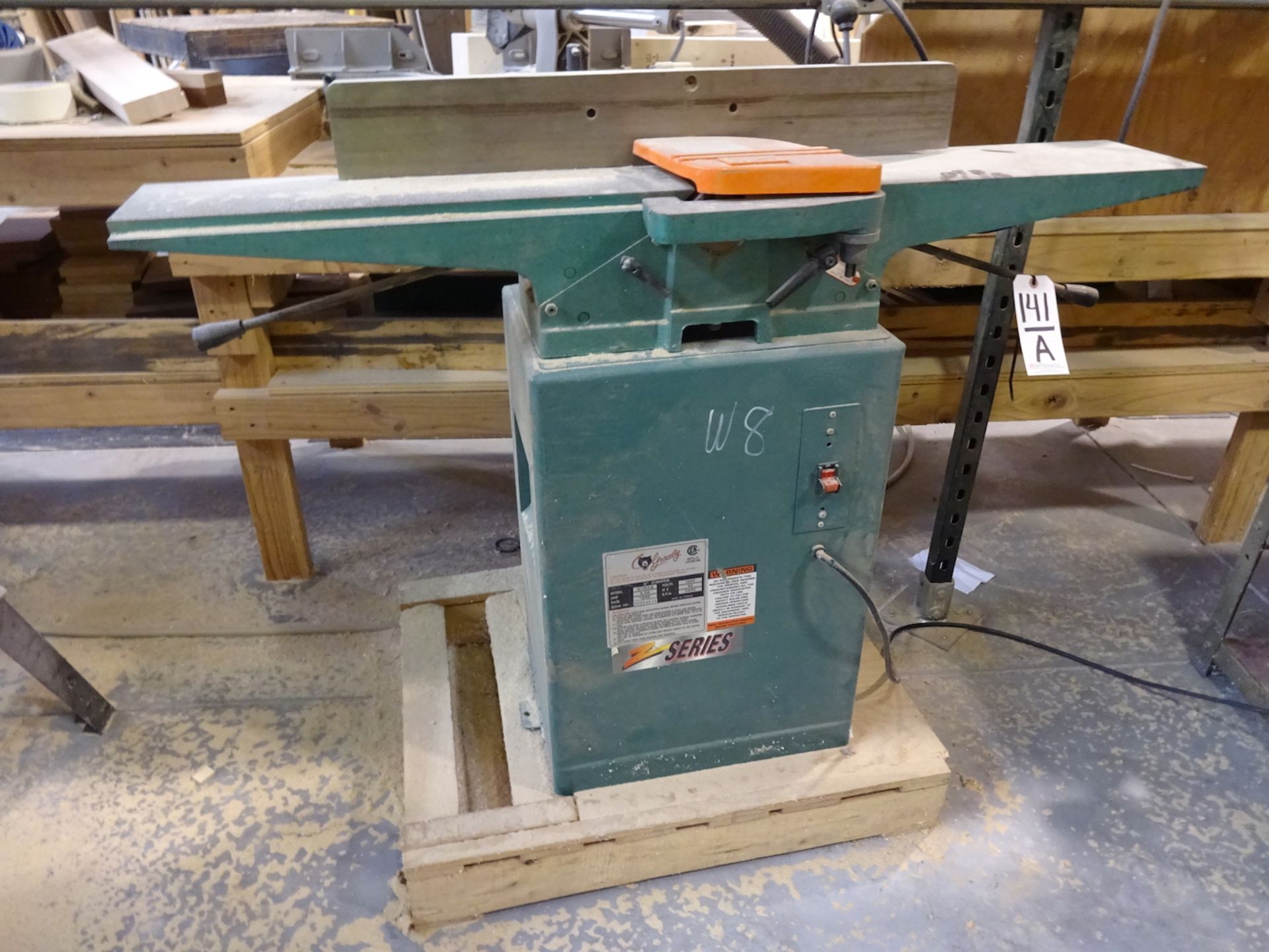 Grizzly 6 in. Model G1182Z Jointer, S/N 98004634 (1998), 120 Volt