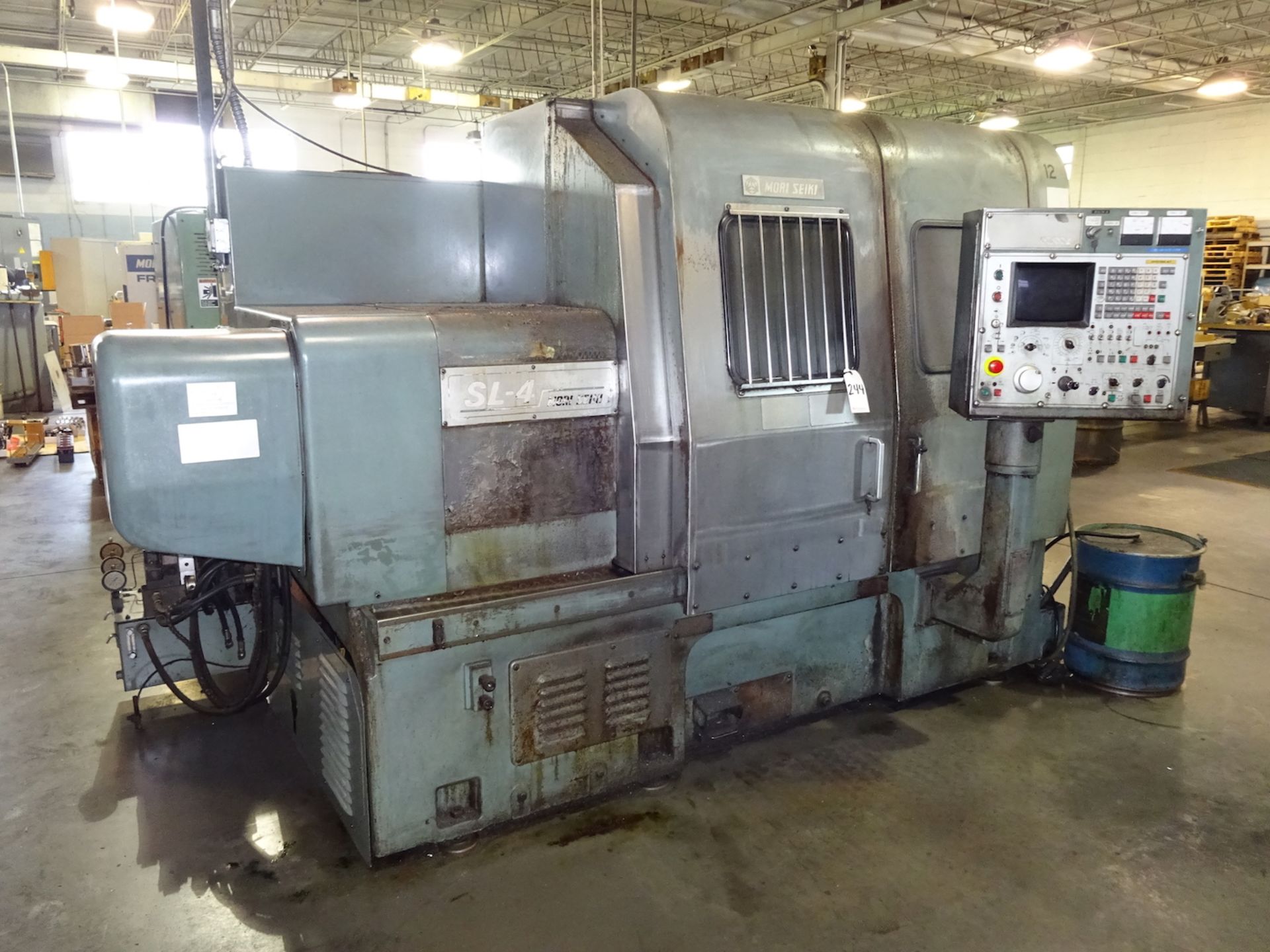 Mori Seiki Model SL-4A CNC Turning Center, S/N 1328 (1984), Fanuc System 6-T CNC Control, 10 Station - Image 2 of 14