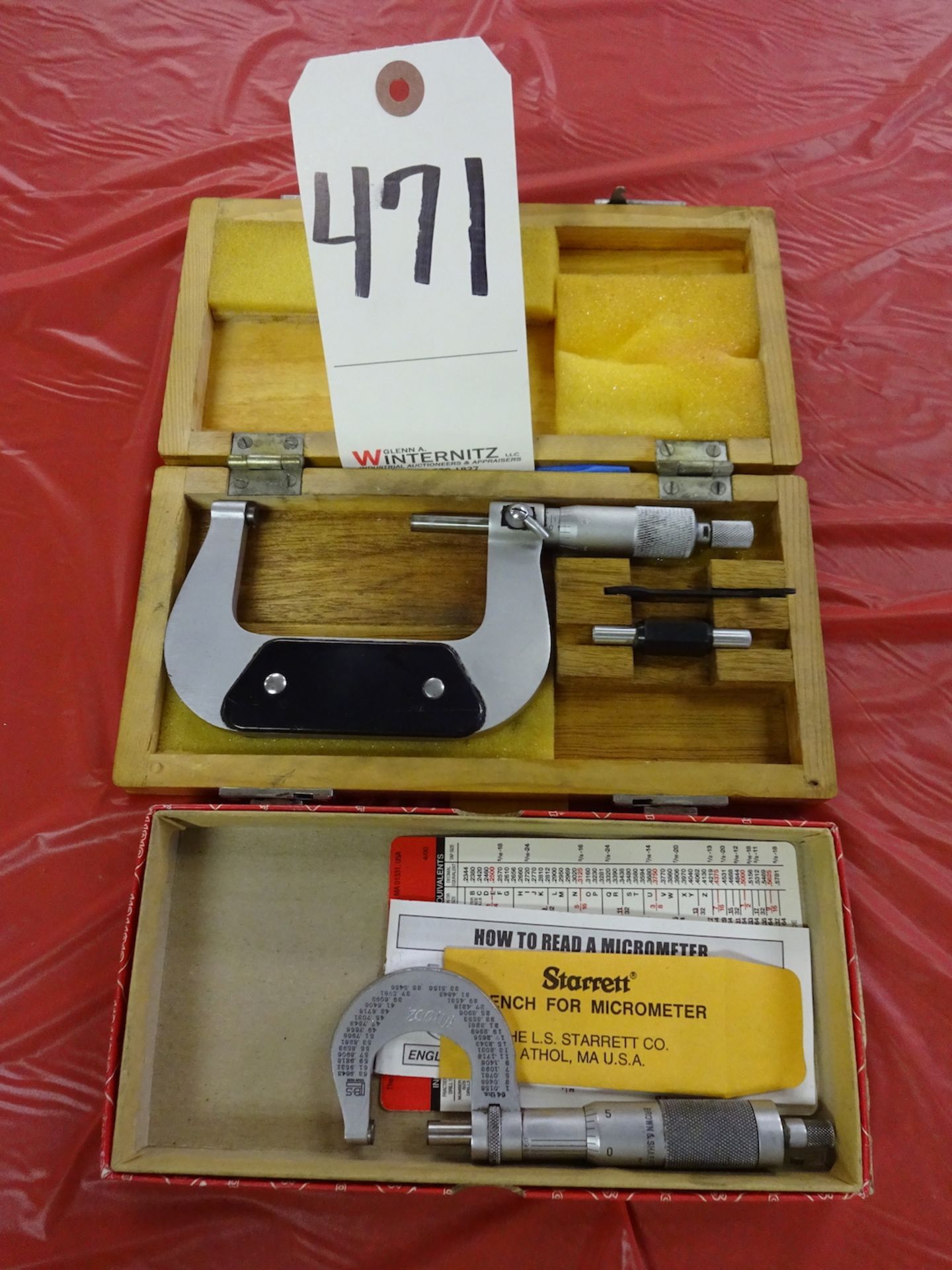 LOT: (2) Assorted Micrometers