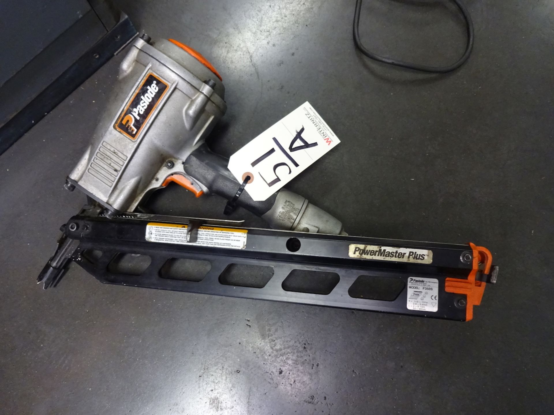 Paslode PowerMaster Plus Model F350S Pneumatic Nail Gun