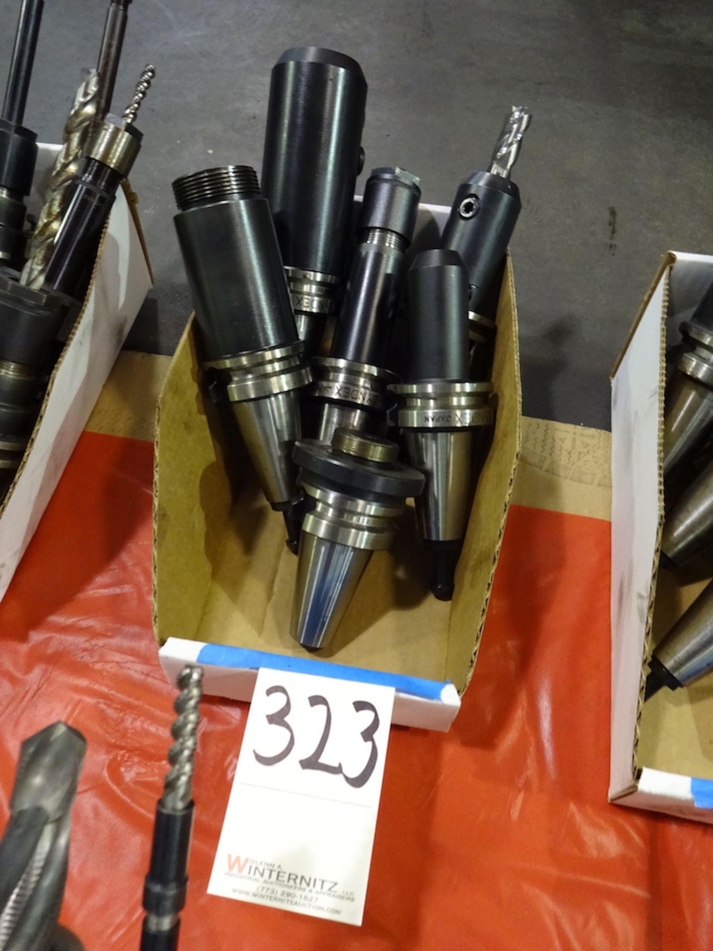 LOT: (6) Assorted Lyndex 40 Taper CNC Tool Holders