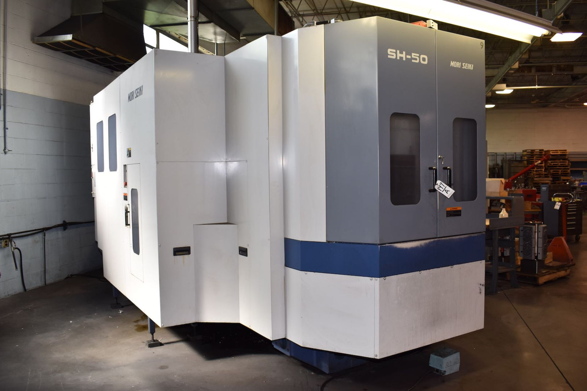 Mori Seiki Model SH-50 CNC Horizontal Machining Center, S/N 396, 20 in. x 20 in. (approx.) - Image 2 of 8