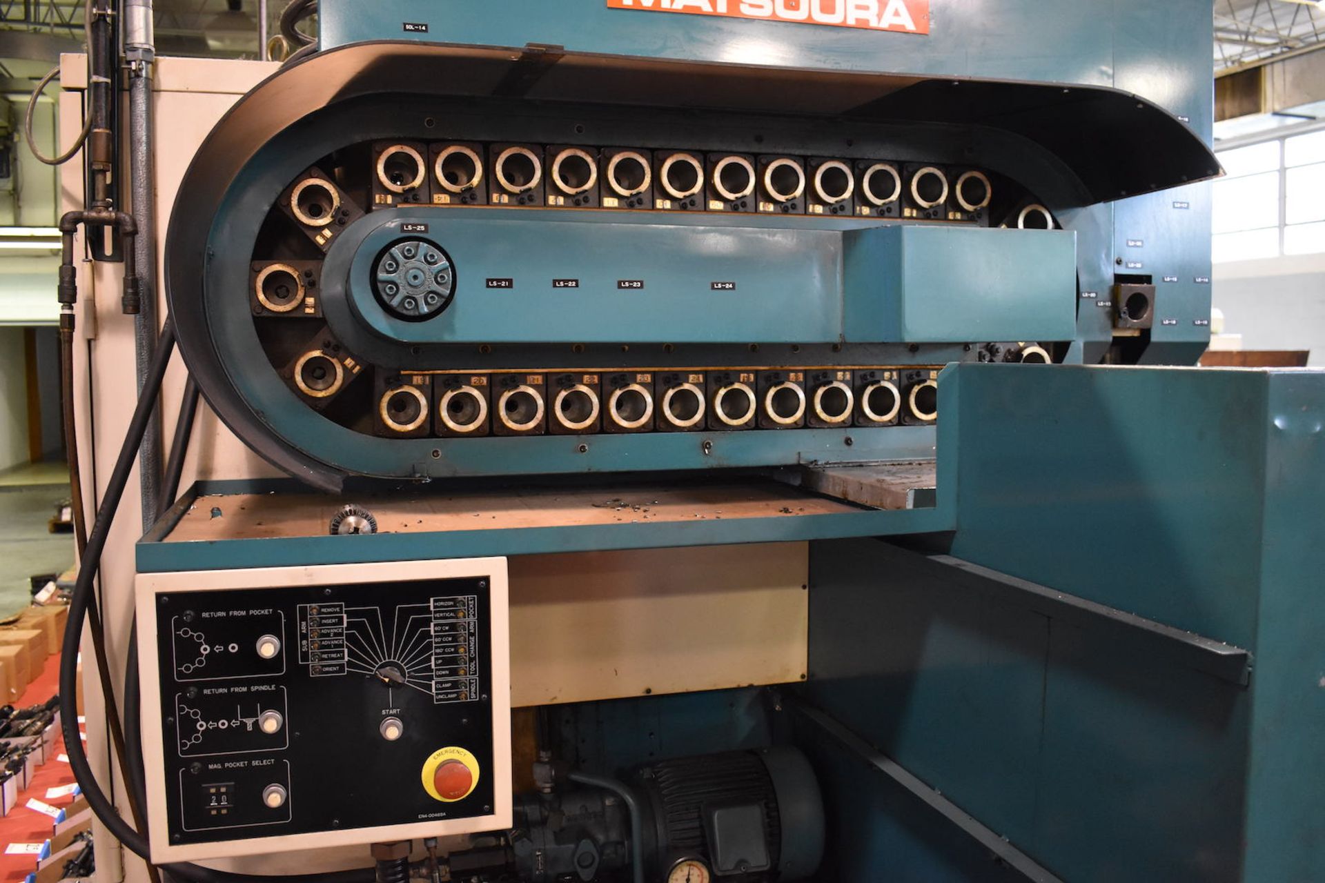 Matsuura Model MC-760V2 CNC Vertical Machining Center, S/N 84033706 (1984), Matsuura/Yaskawa - Image 4 of 7