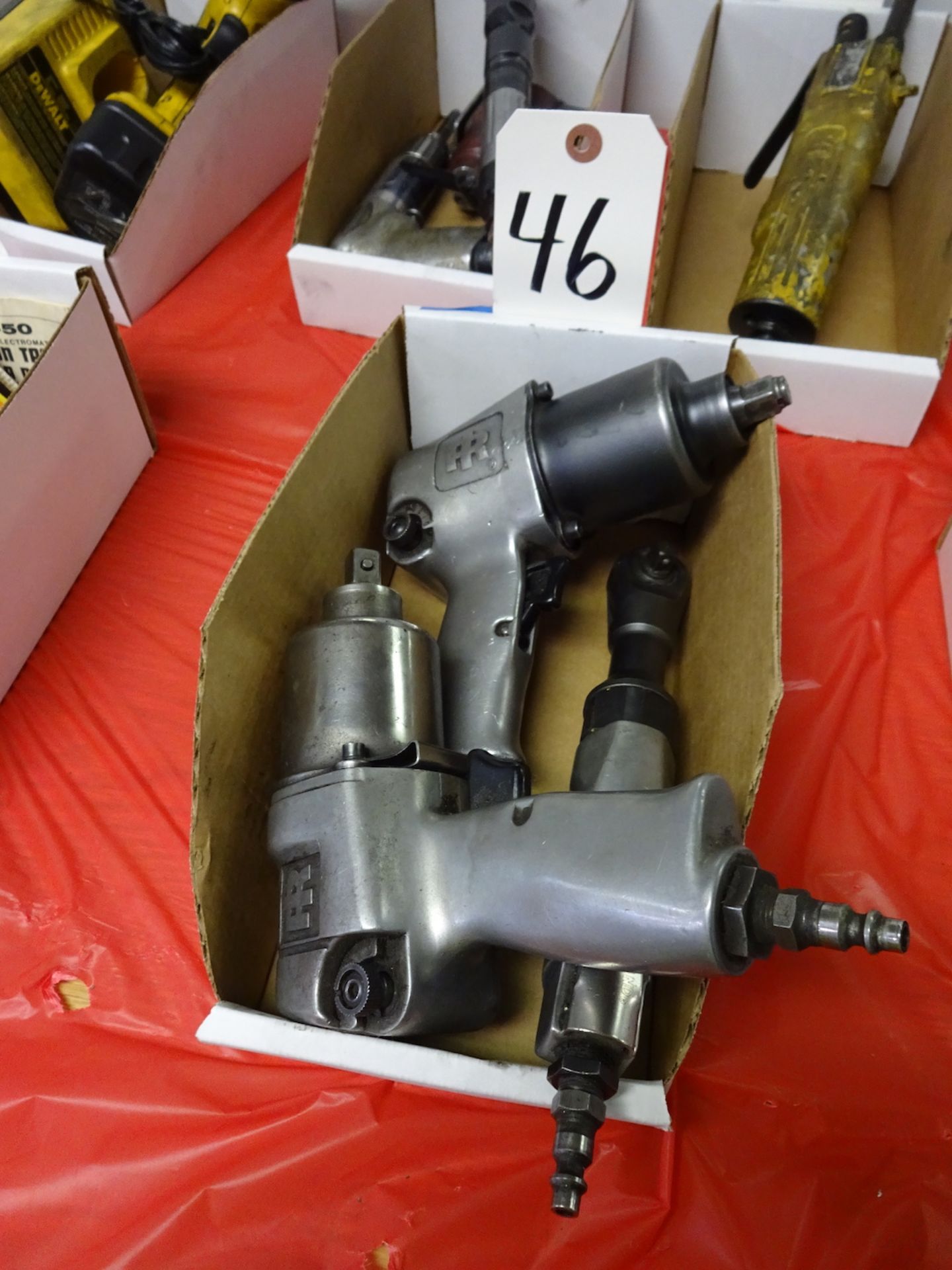 LOT: (2) Ingersoll Rand Pneumatic Impact Wrenches, Ingersoll Rand Pneumatic Right Angle Ratchet