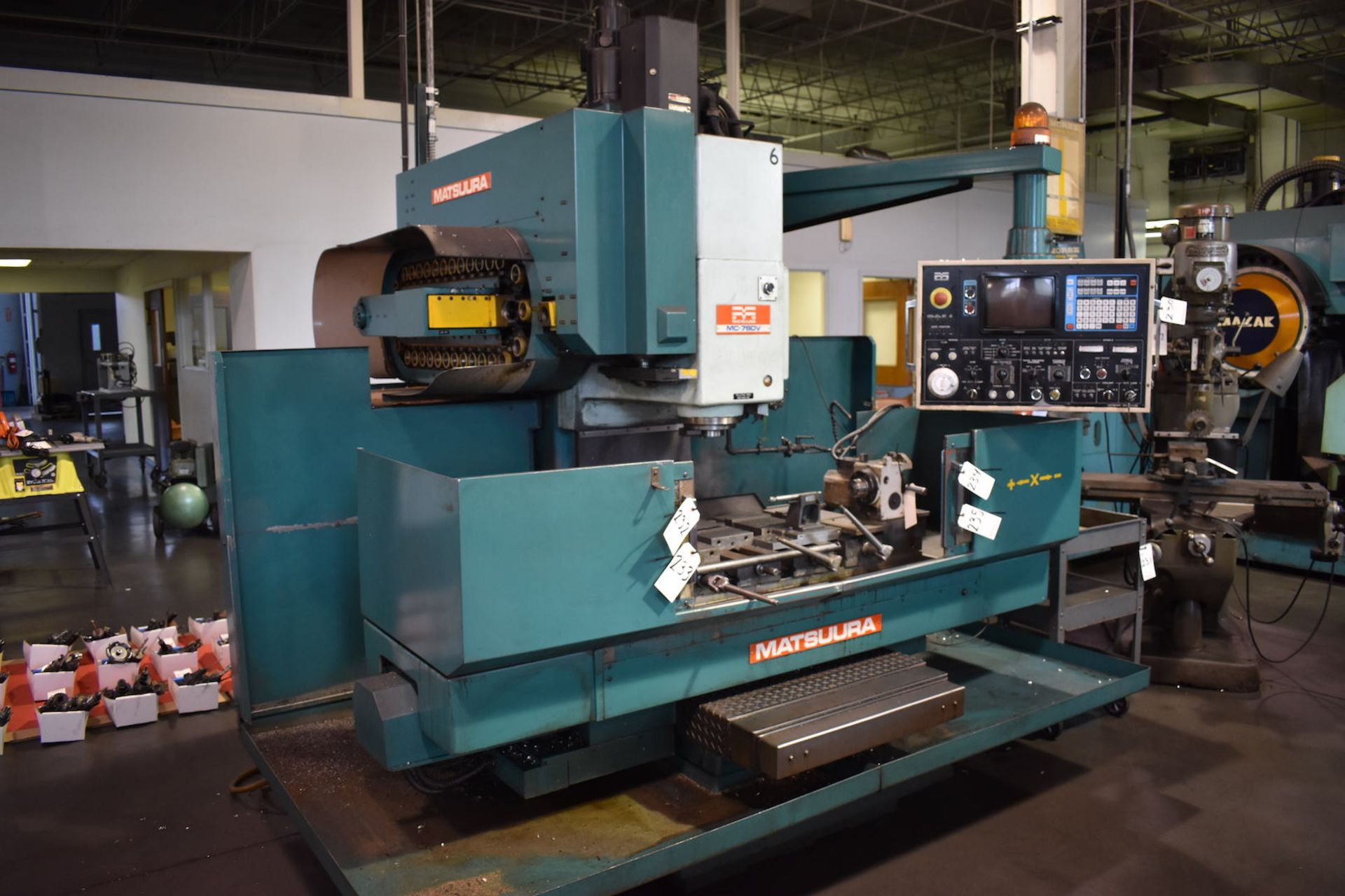 Matsuura Model MC-760V2 CNC Vertical Machining Center, S/N 84033706 (1984), Matsuura/Yaskawa