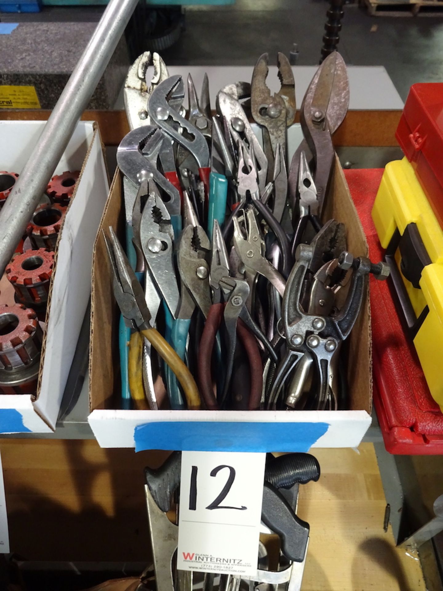 LOT: Assorted Pliers & Snips