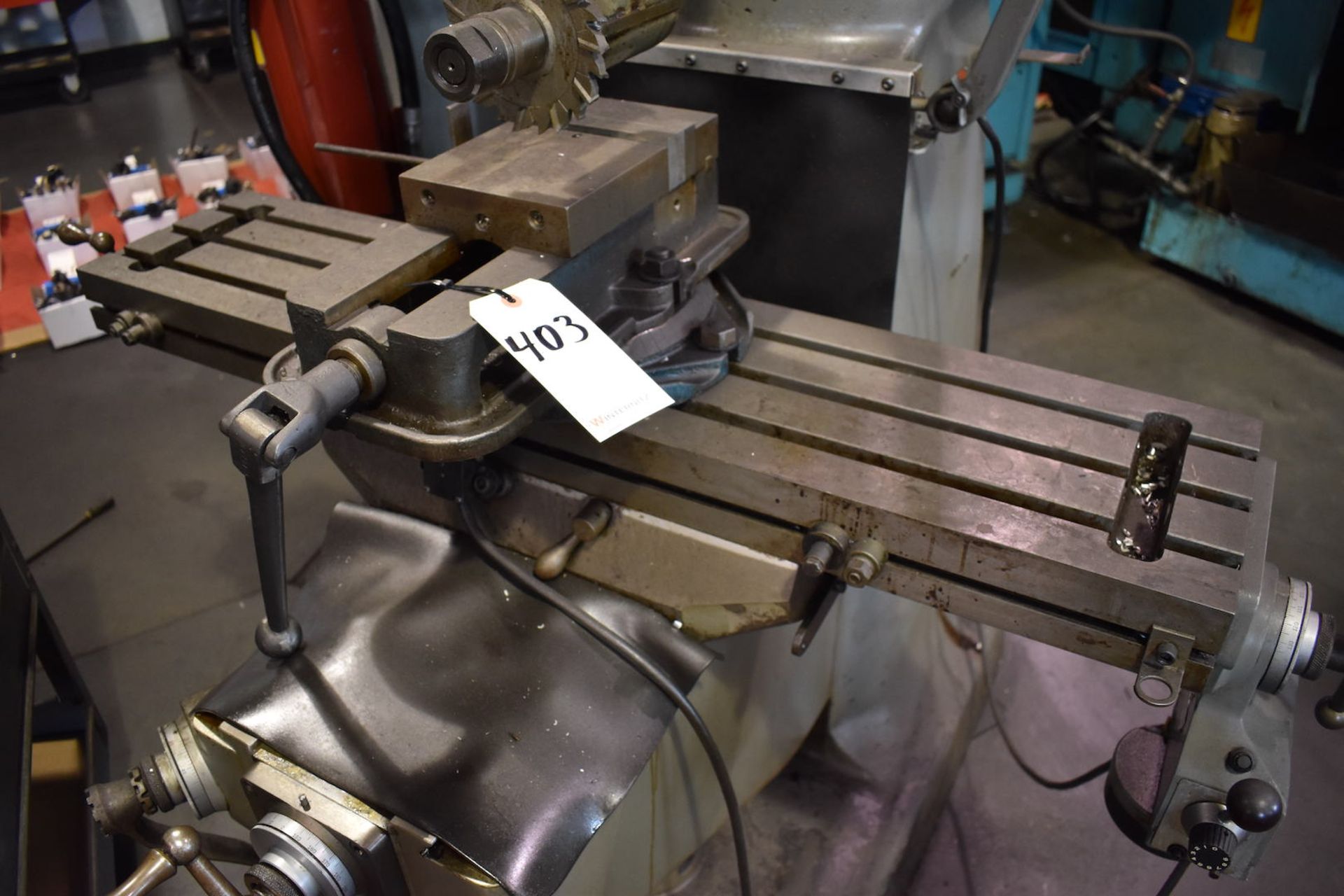 Bridgeport 2 HP Variable Speed V-Ram Vertical Milling Machine, S/N 12/BR182336, Power Table Feed, - Image 3 of 6