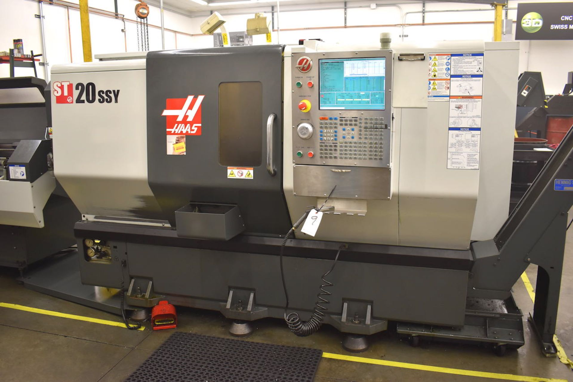 2010 HAAS MODEL ST20SSY CNC LATHE: S/N 3086382, - Image 10 of 10