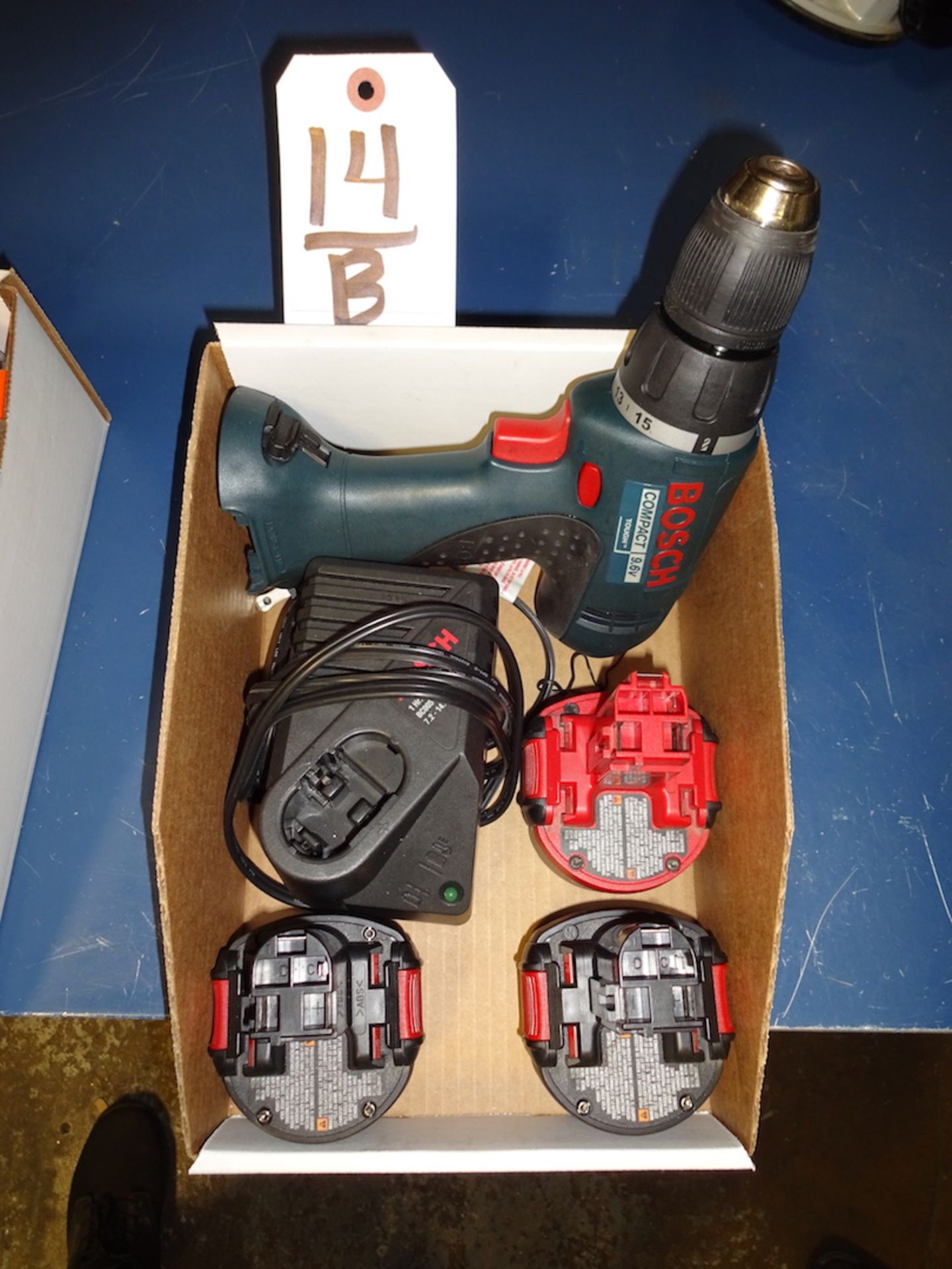 Bosch Compact Tough 9.6 Volt Battery Operated Drill, with Charger & (2) Batteries