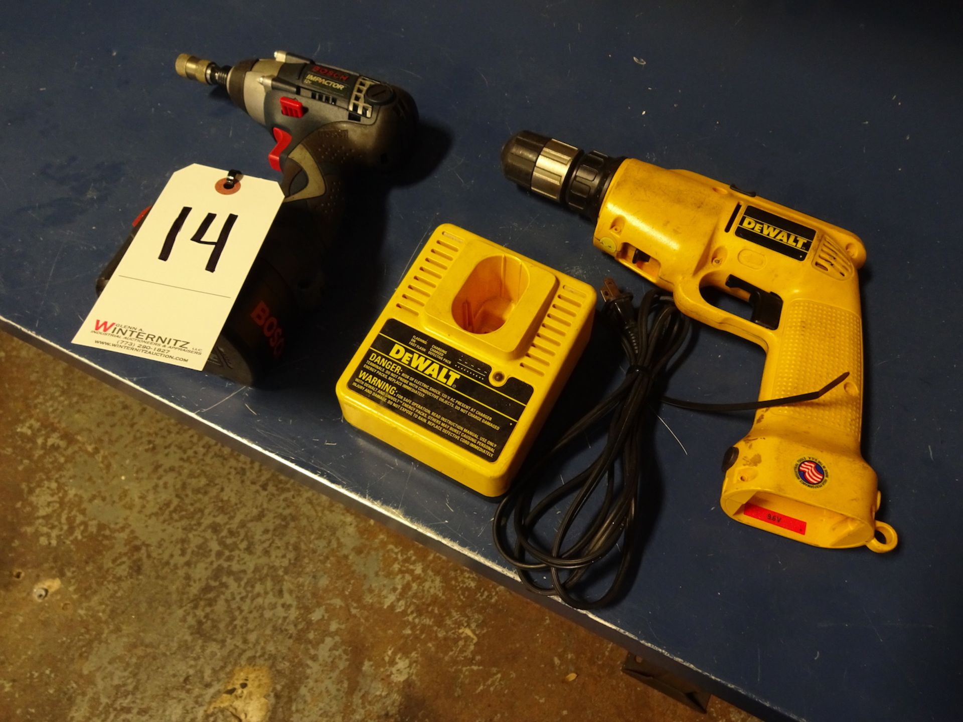 LOT: Bosch Impactor & Dewalt Cordless Drill (no battery)