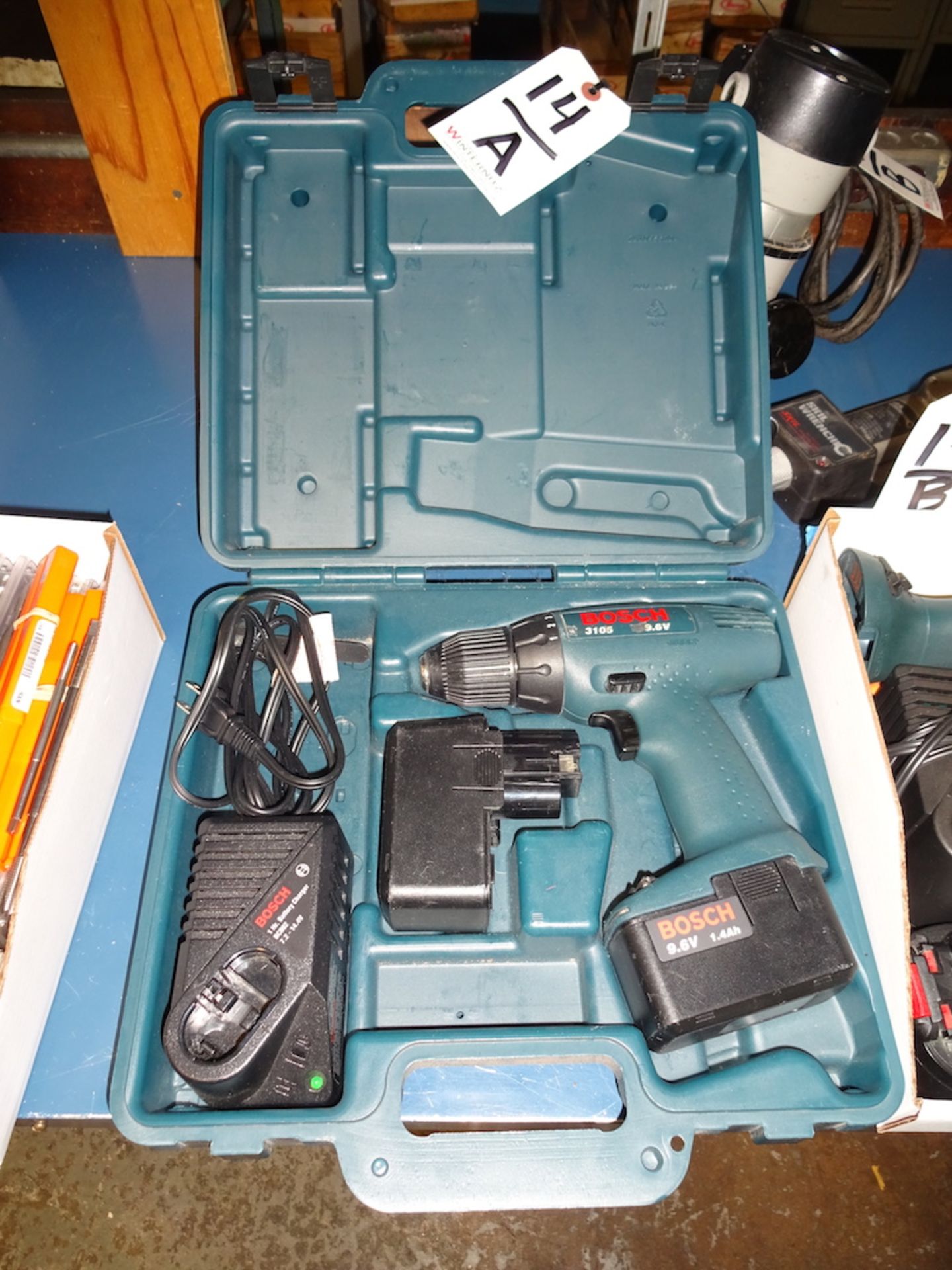 Bosch Model 3105 9.6 Volt Battery Operated Drill, with Charger