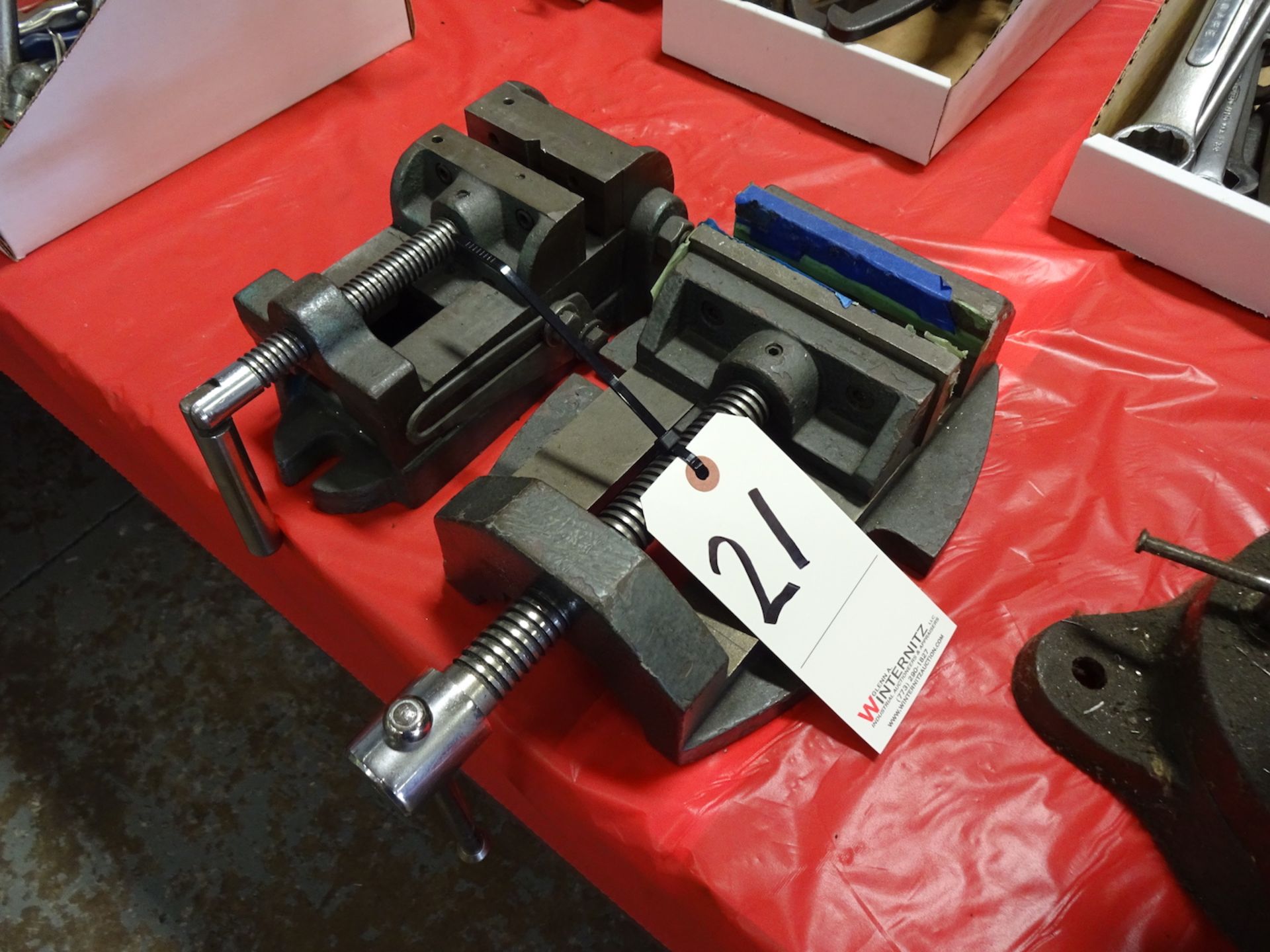 LOT: (2) Assorted Vises