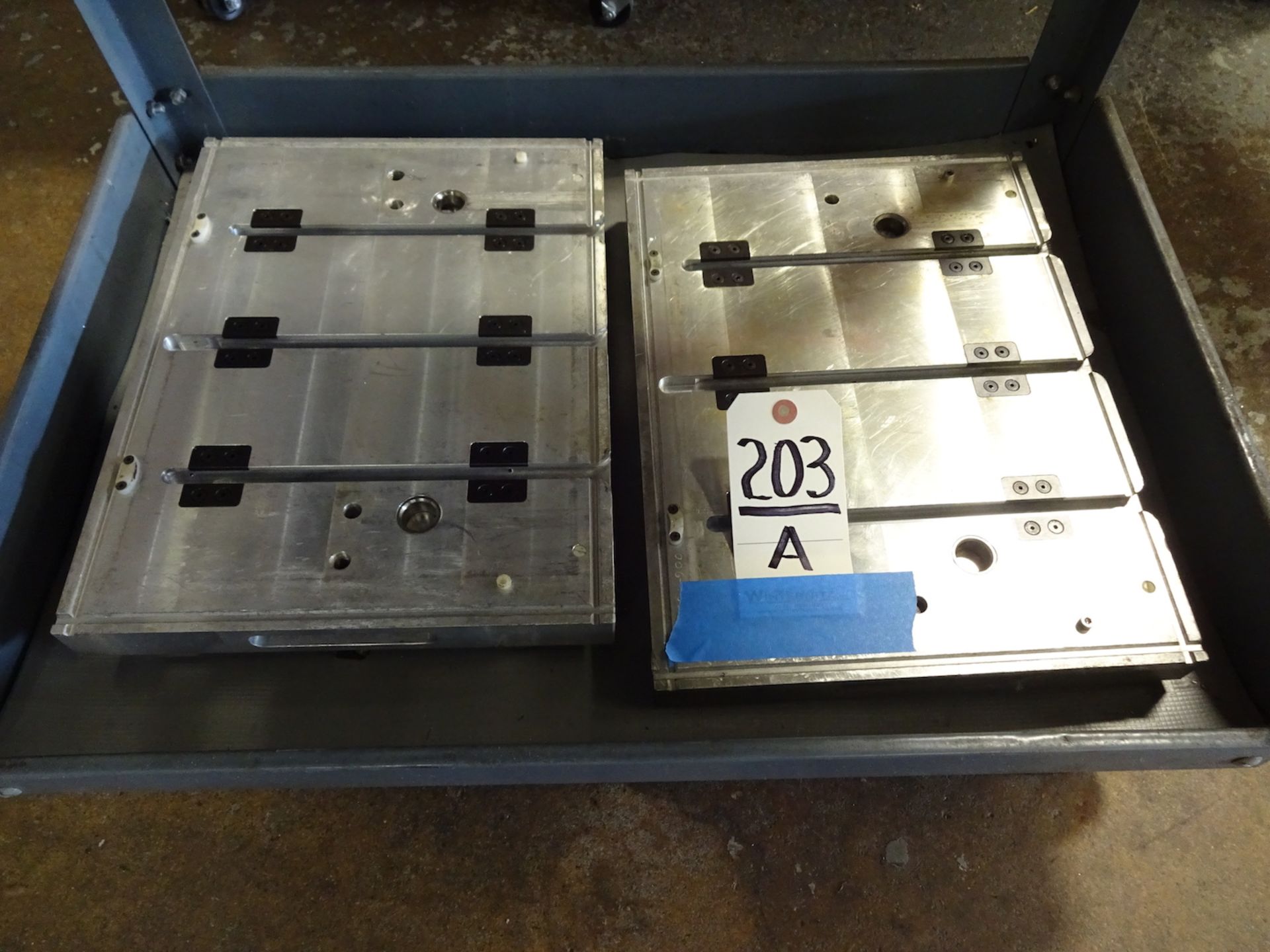 Lot: (2) 16 x 12 Pallet Changer Plates