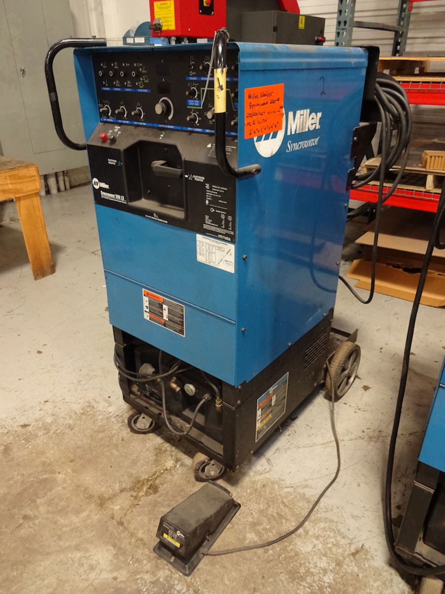 Miller Syncrowave 350LX CC-AC/DC Square Wave Welding Power Source, S/N LA046632 - Image 4 of 4