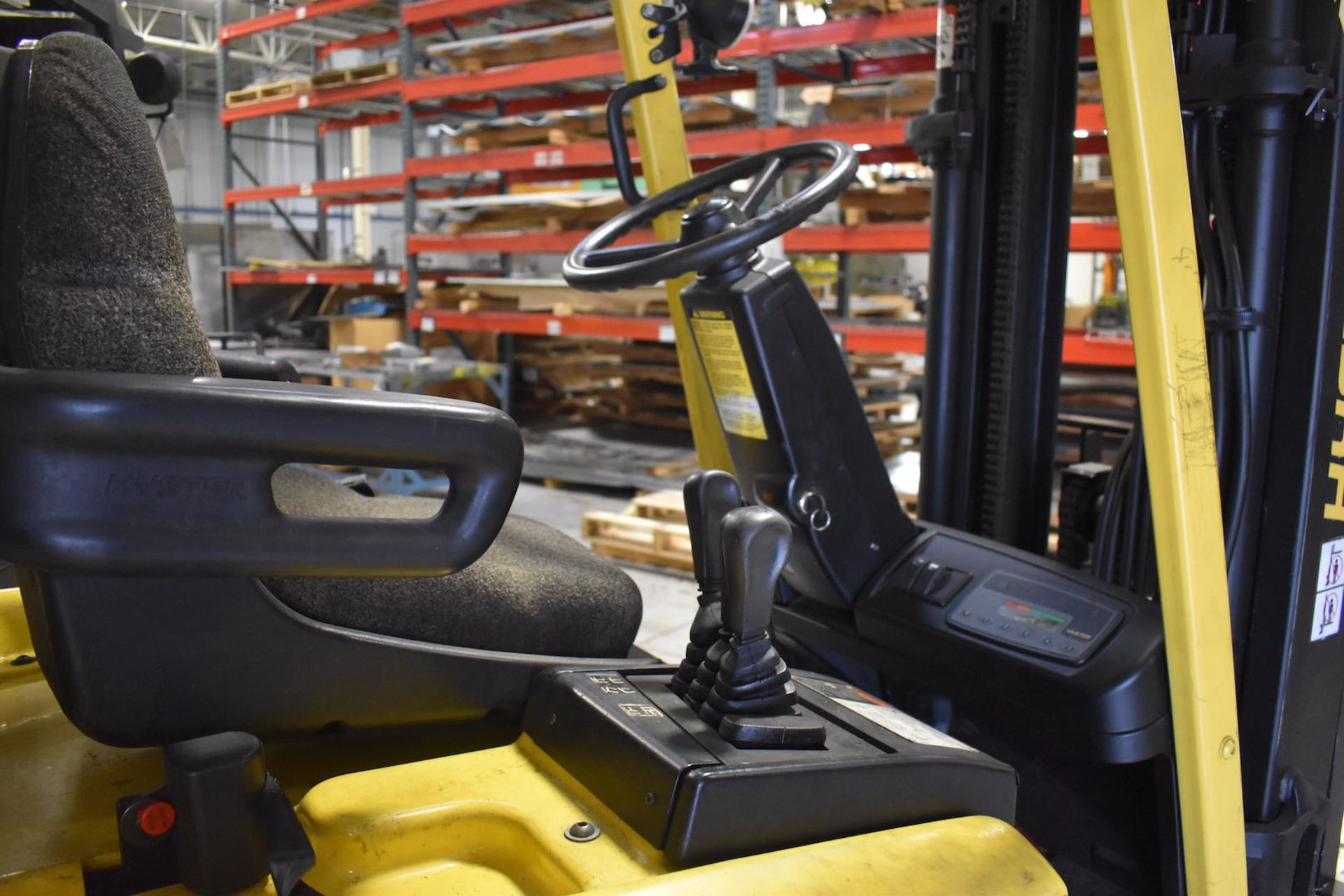 Hyster 4700 lb. Series 50 Model E50XM2-27 Electric Forklift, S/N F108V28406A, Battery Charger, - Image 3 of 4