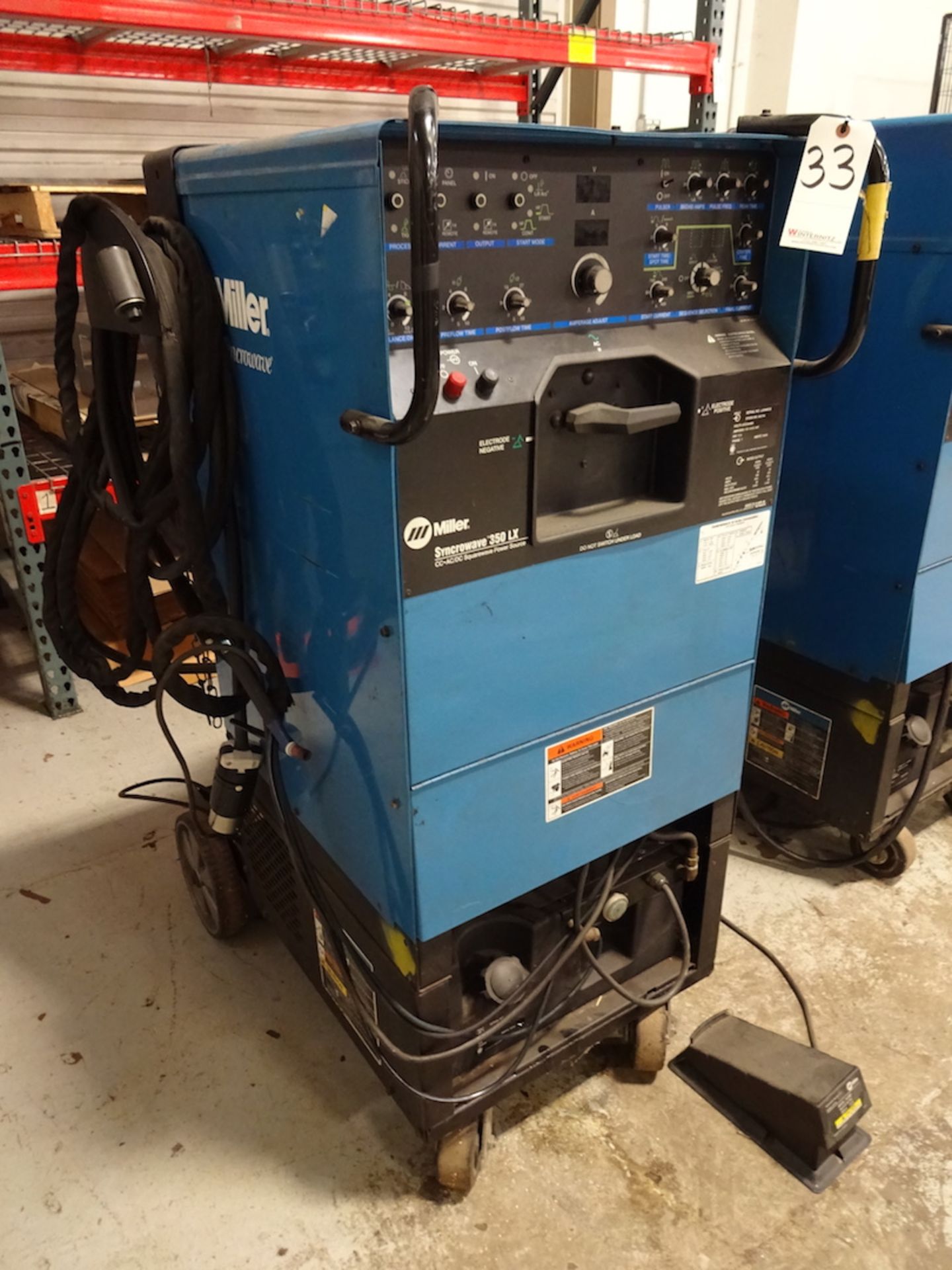 Miller Syncrowave 350LX CC-AC/DC Square Wave Welding Power Source, S/N LA046632 - Image 3 of 4