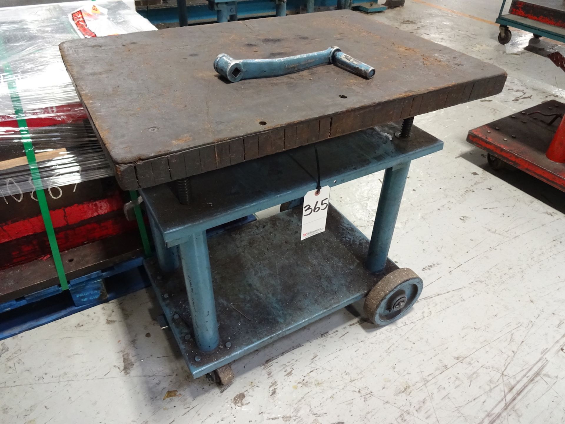 21 in. x 33 in. Steel Die Lift Table