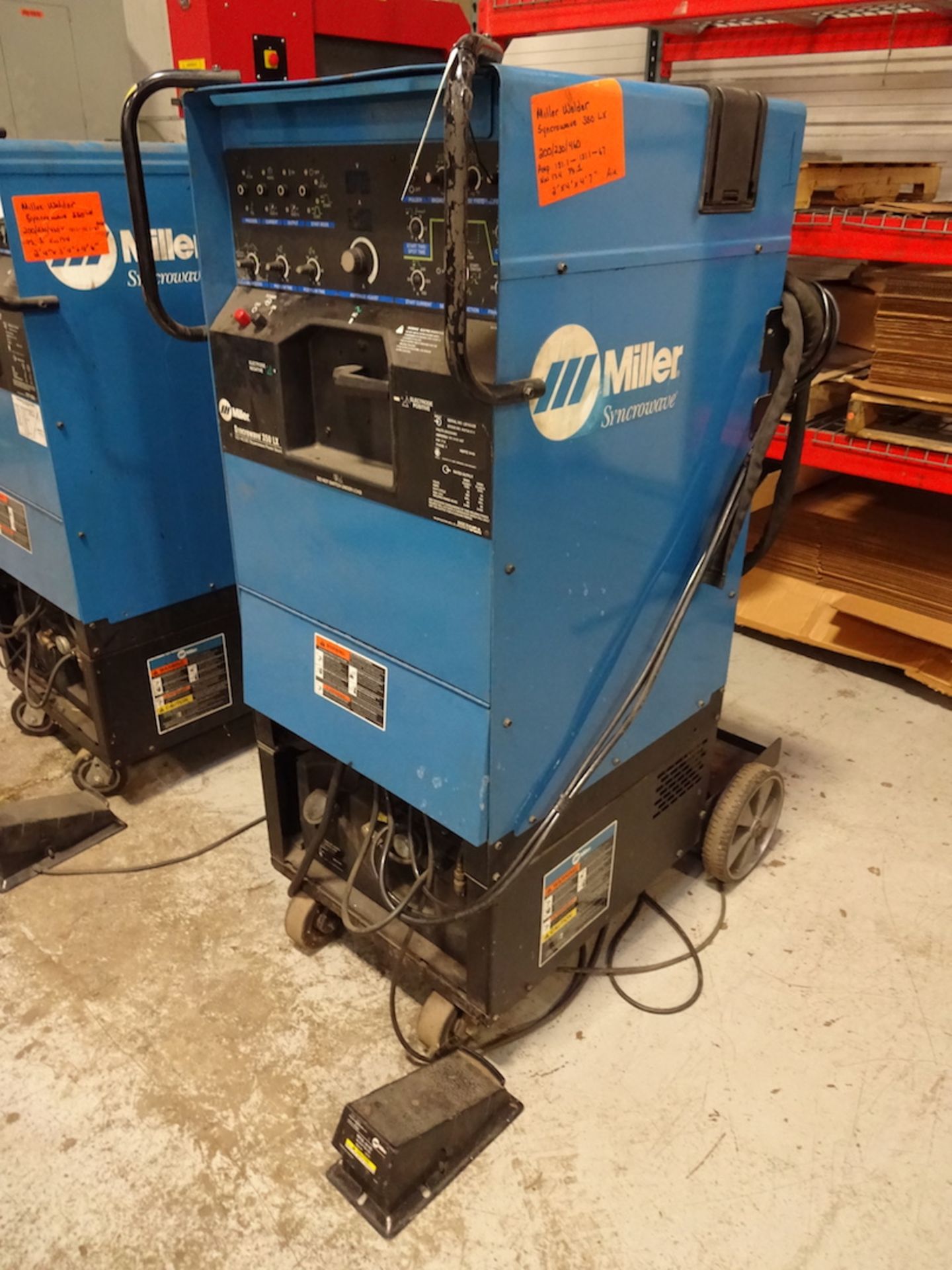 Miller Syncrowave 350LX CC-AC/DC Square Wave Welding Power Source, S/N LB168429 - Image 4 of 4