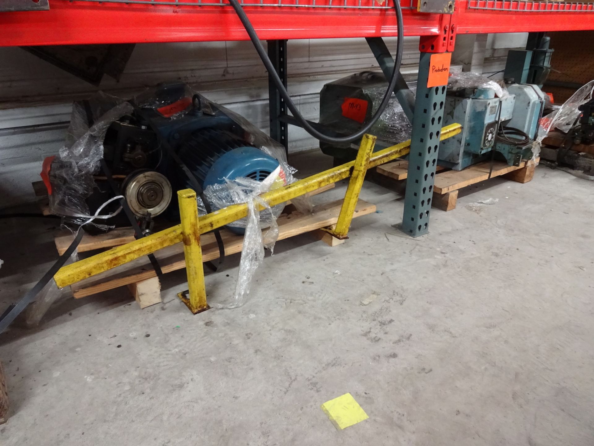 LOT: Assorted Motors & Pumps (on & under pallet rack) - Image 4 of 4