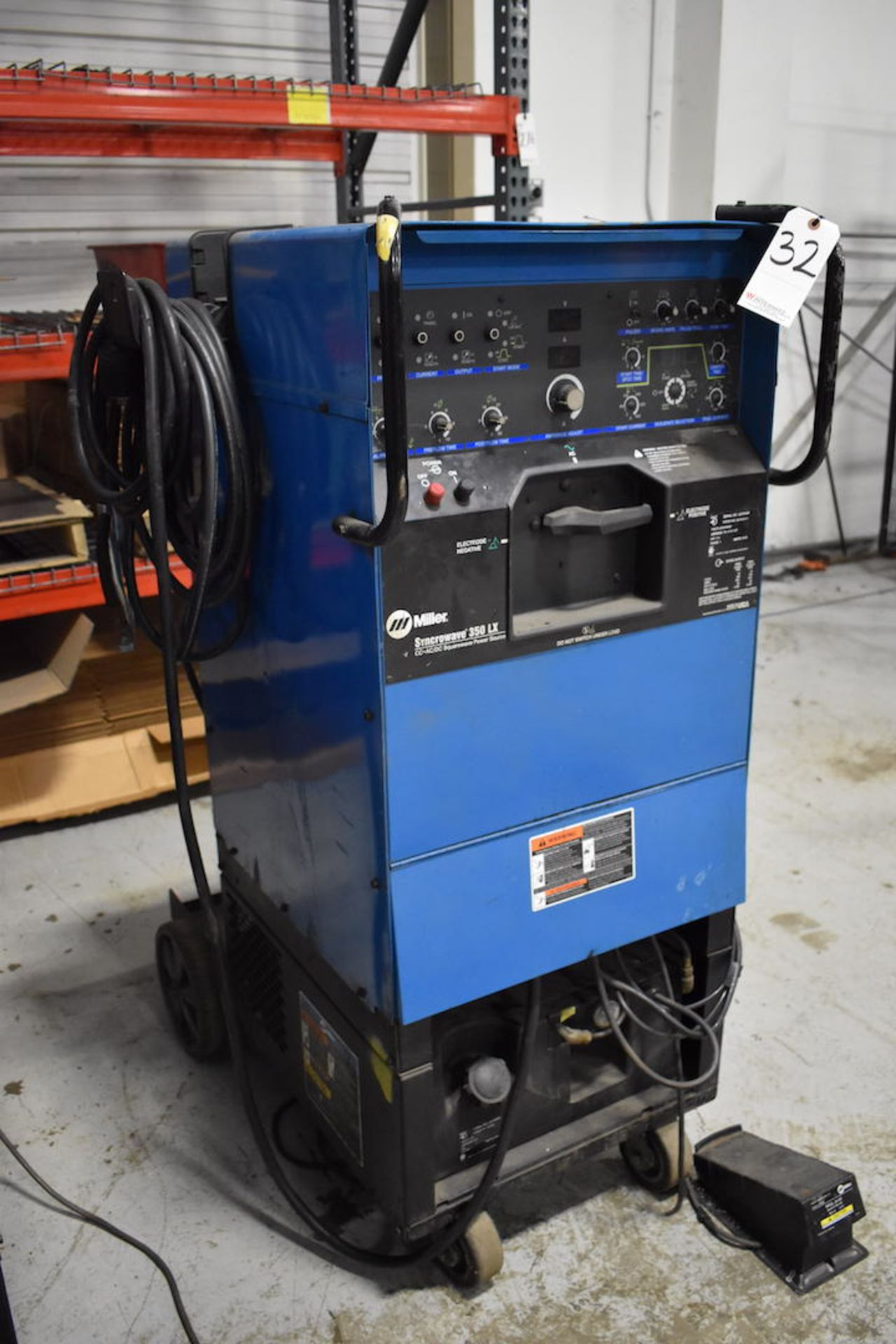 Miller Syncrowave 350LX CC-AC/DC Square Wave Welding Power Source, S/N LB168429 - Image 2 of 4