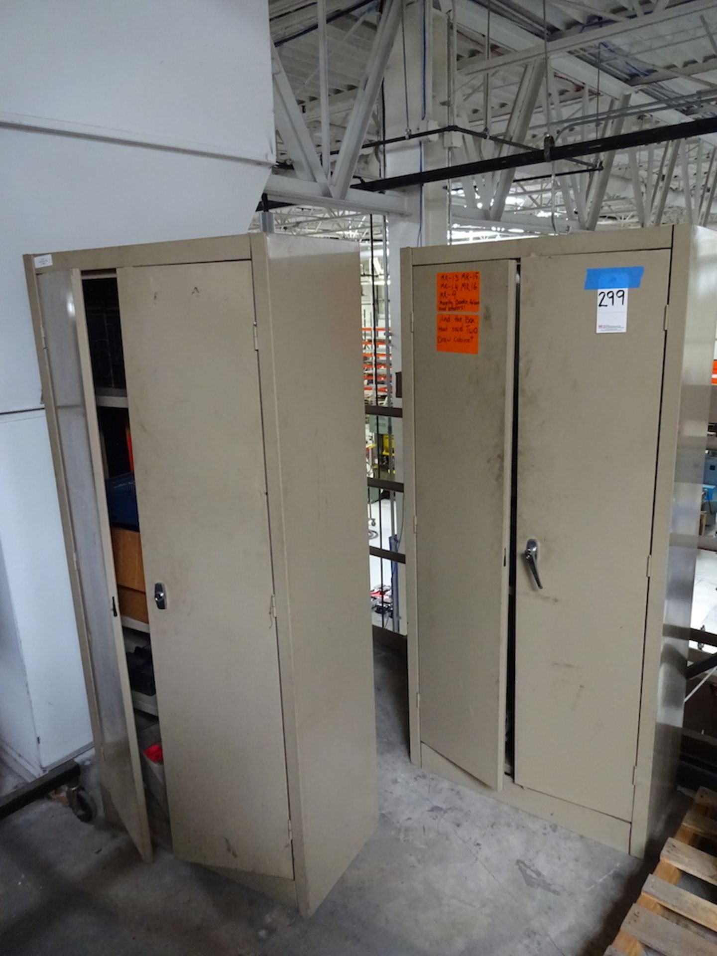 LOT: (2) Steel Storage Cabinets