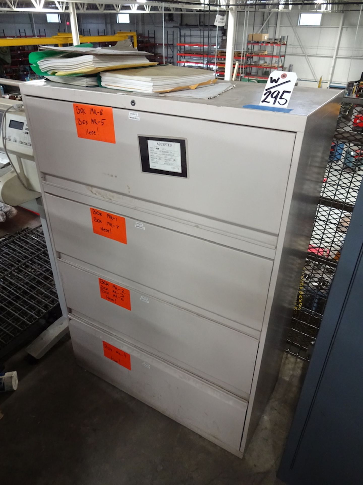 LOT: Steel Storage Cabinet & Lateral File Cabinet - Image 2 of 2