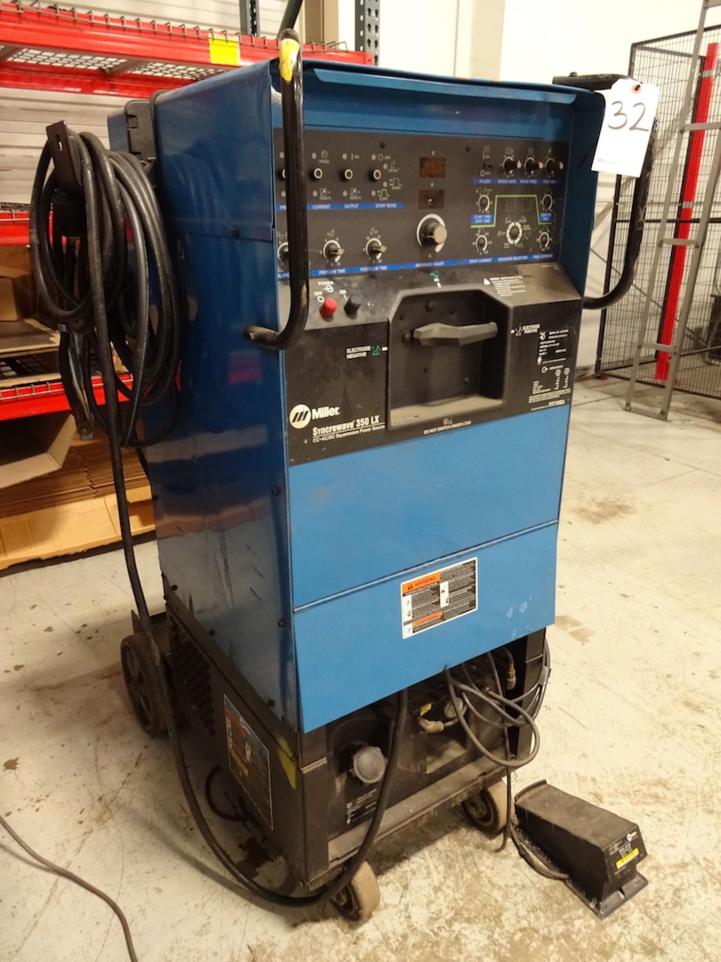 Miller Syncrowave 350LX CC-AC/DC Square Wave Welding Power Source, S/N LB168429 - Image 3 of 4