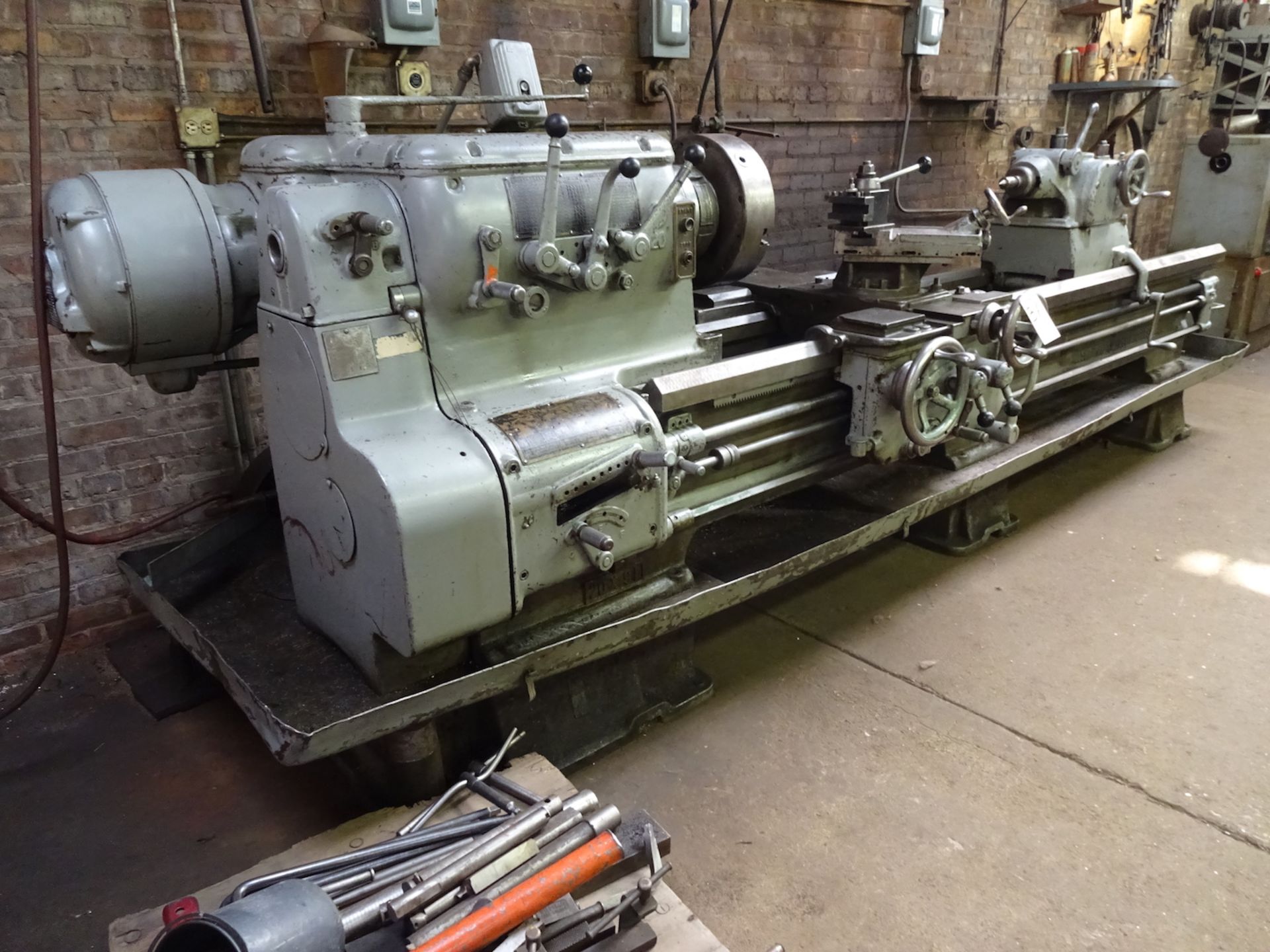 Axelson 20 in. x 72 in. (approx.) Engine Lathe, S/N 991 - Image 2 of 8