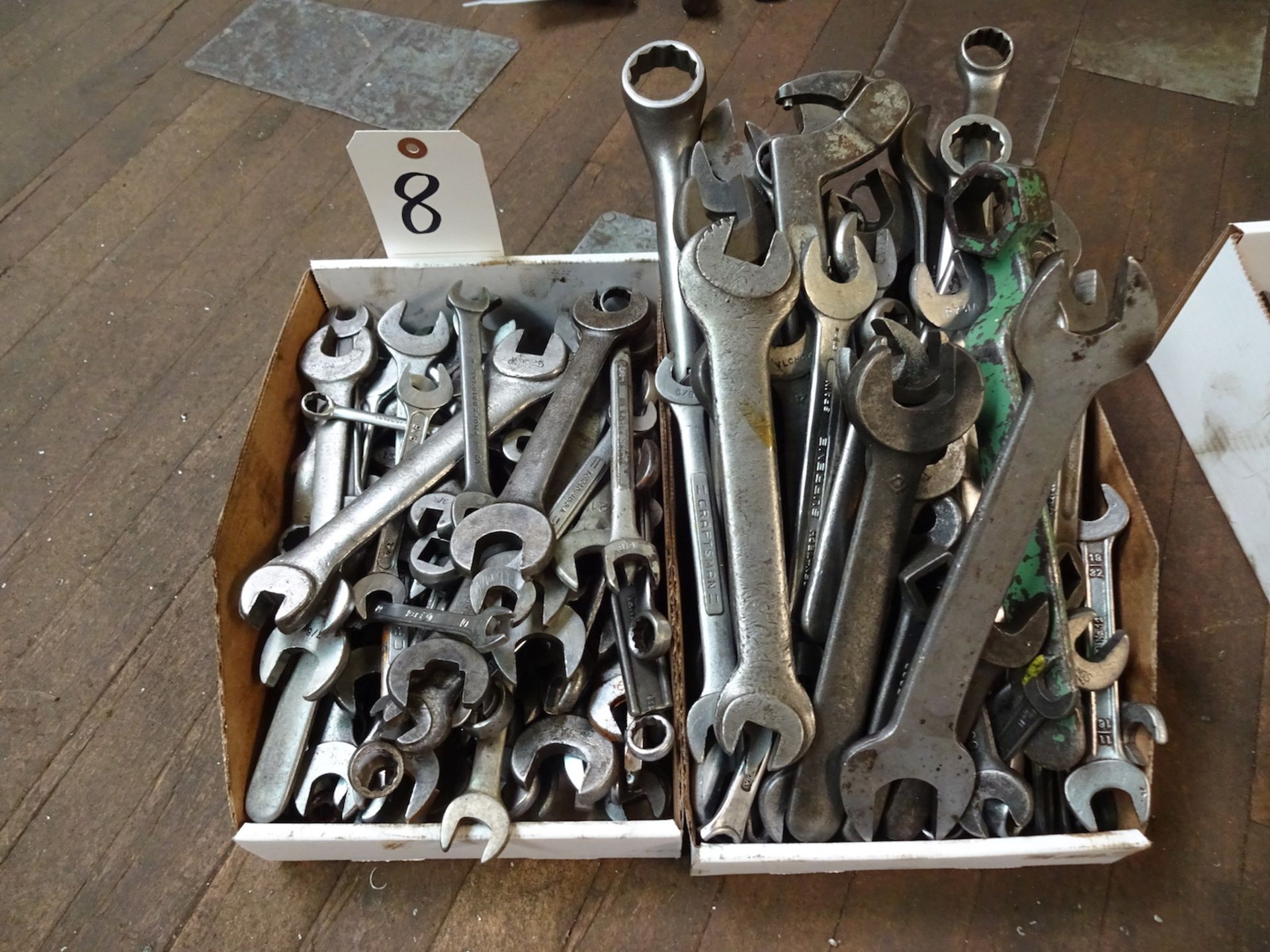 LOT: Open End Wrenches in (2) Boxes