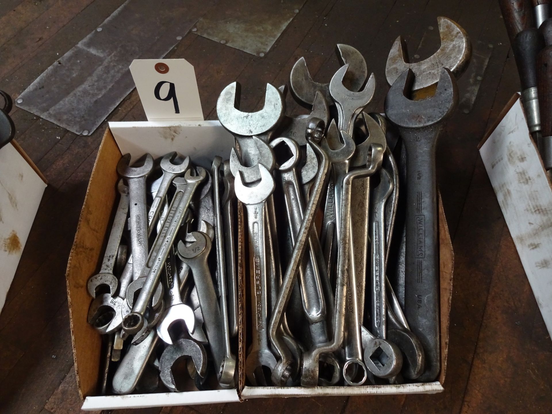 LOT: Open End Wrenches in (2) Boxes