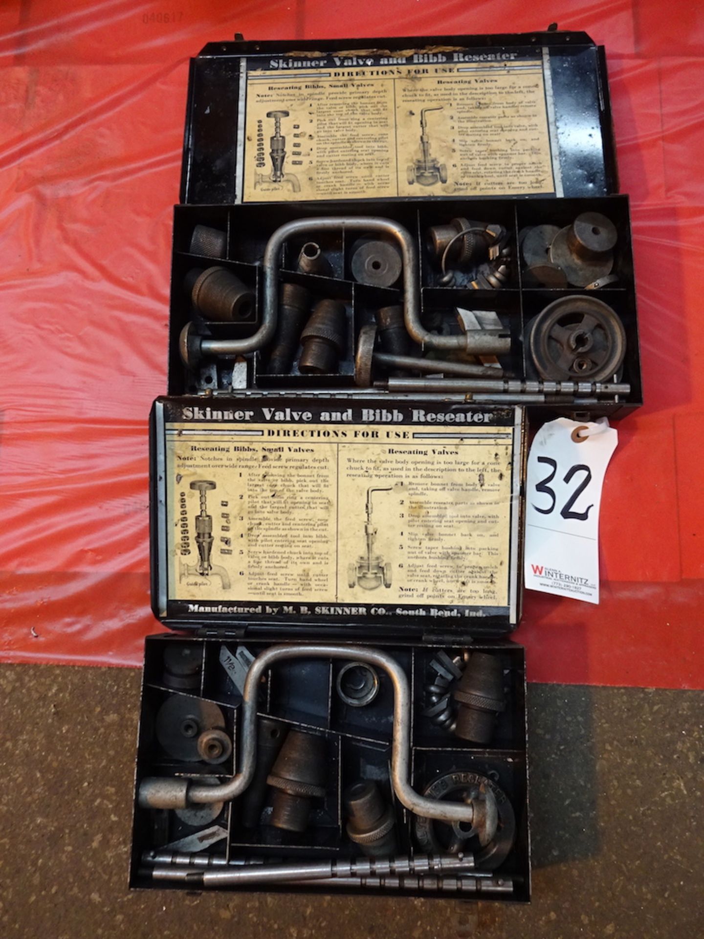 LOT: (2) Sets Skinner Valve & Bibb Reseaters