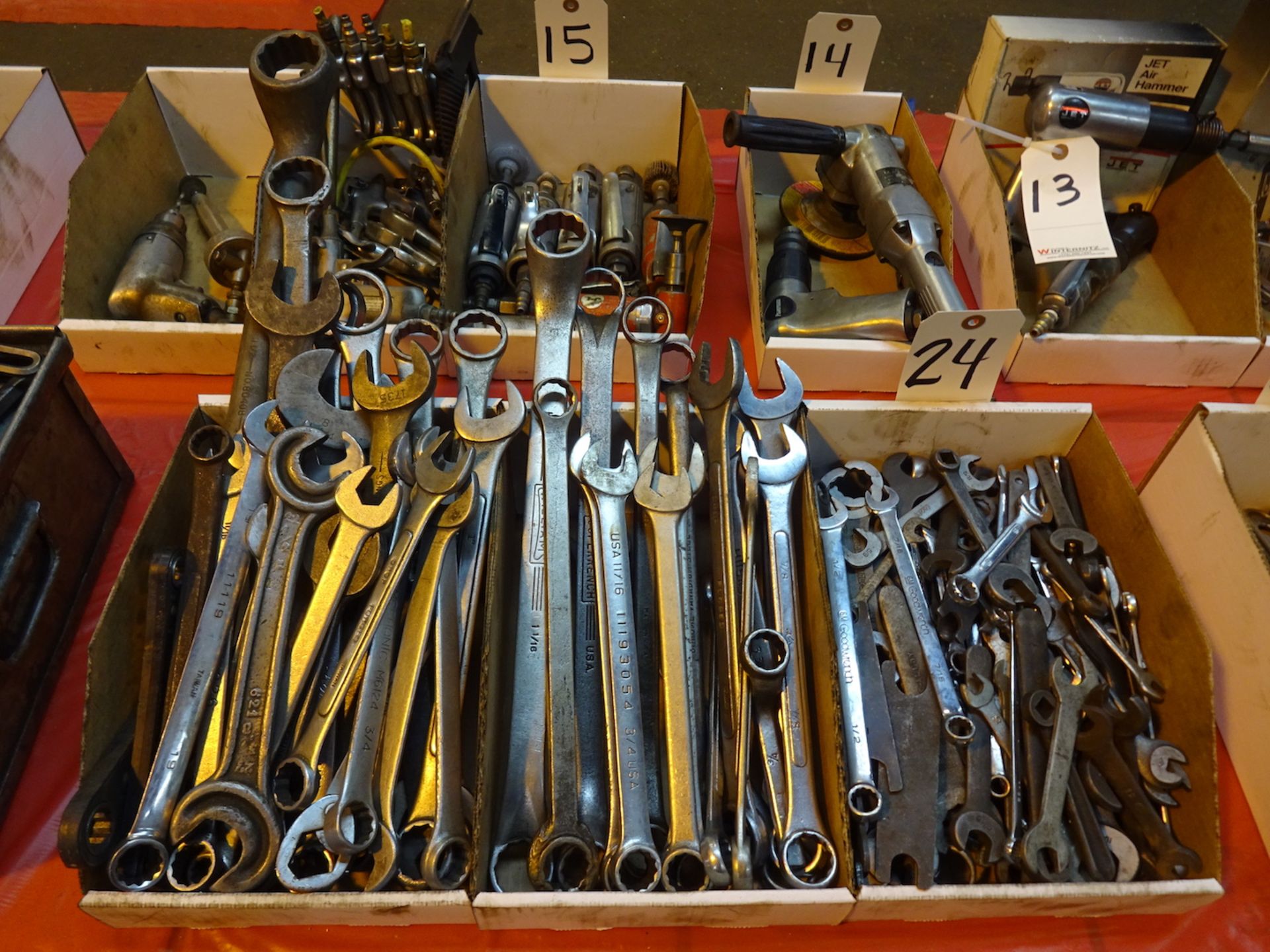 LOT: Assorted Open End Wrenches