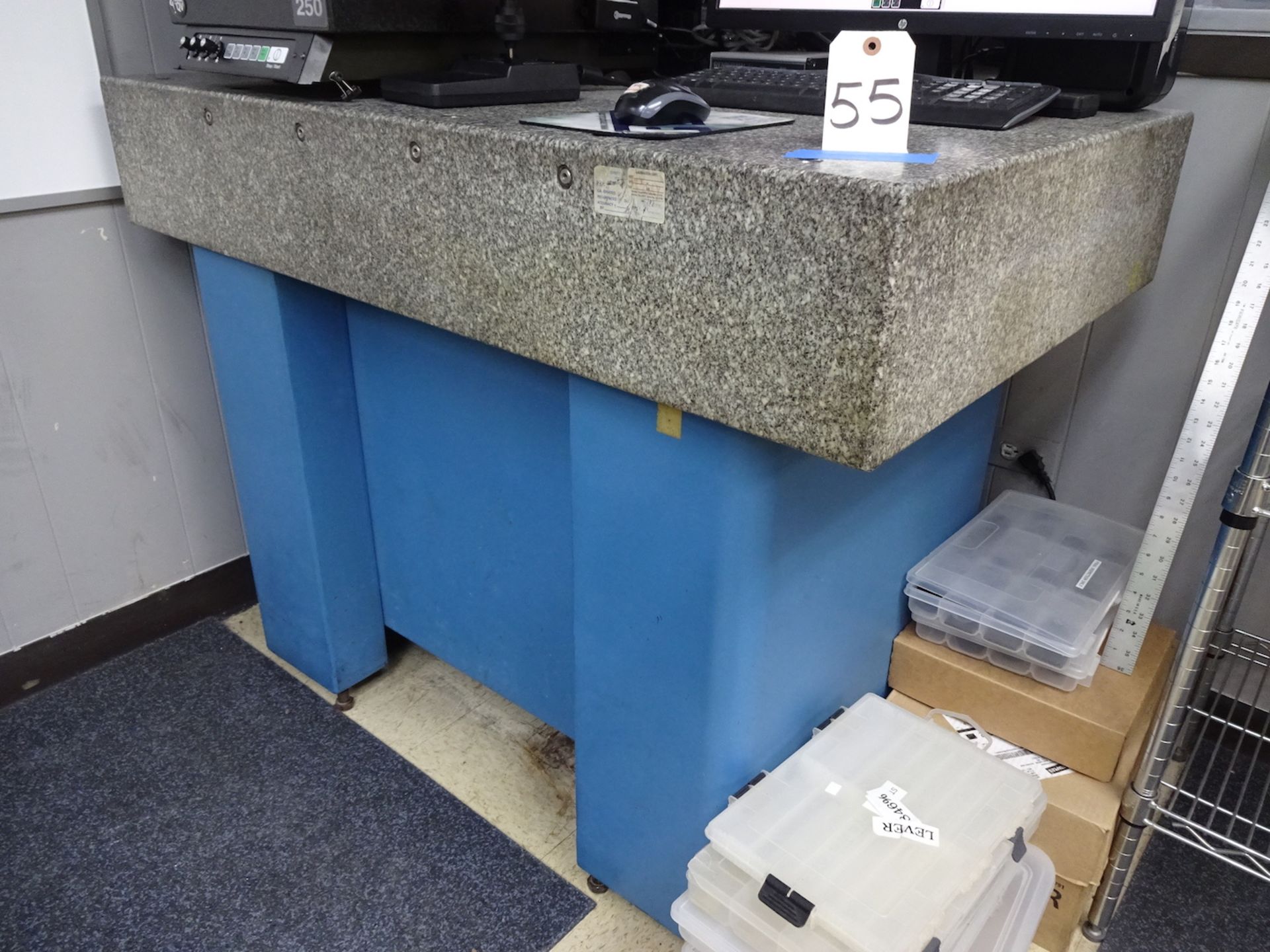 48 in. x 30 in. x 8 in. Granite Surface Plate, with Stand (Elk Grove Village, IL)