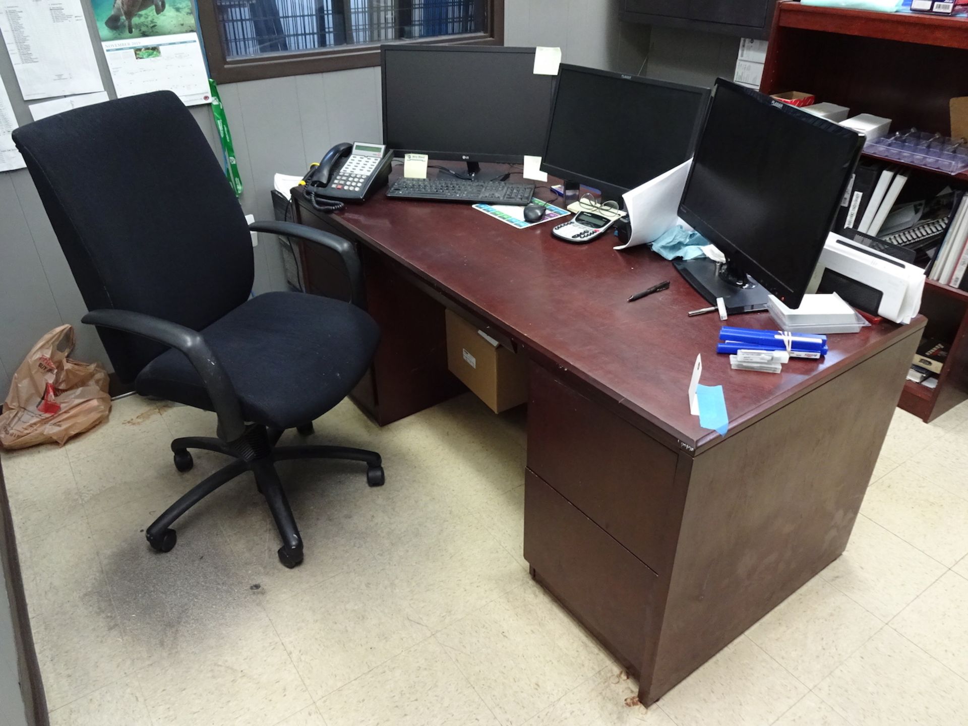 LOT: Desk & Bookcase (Elk Grove Village, IL)