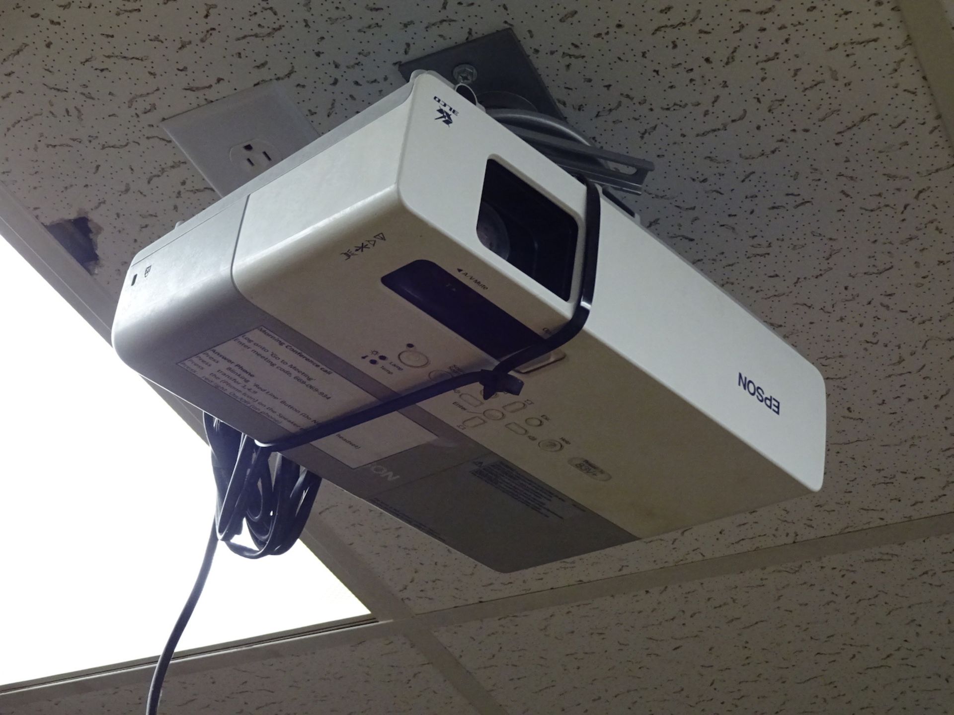 Epson Ceiling Mounted Projector, with Da-Lite Projection Screen (Elk Grove Village, IL)