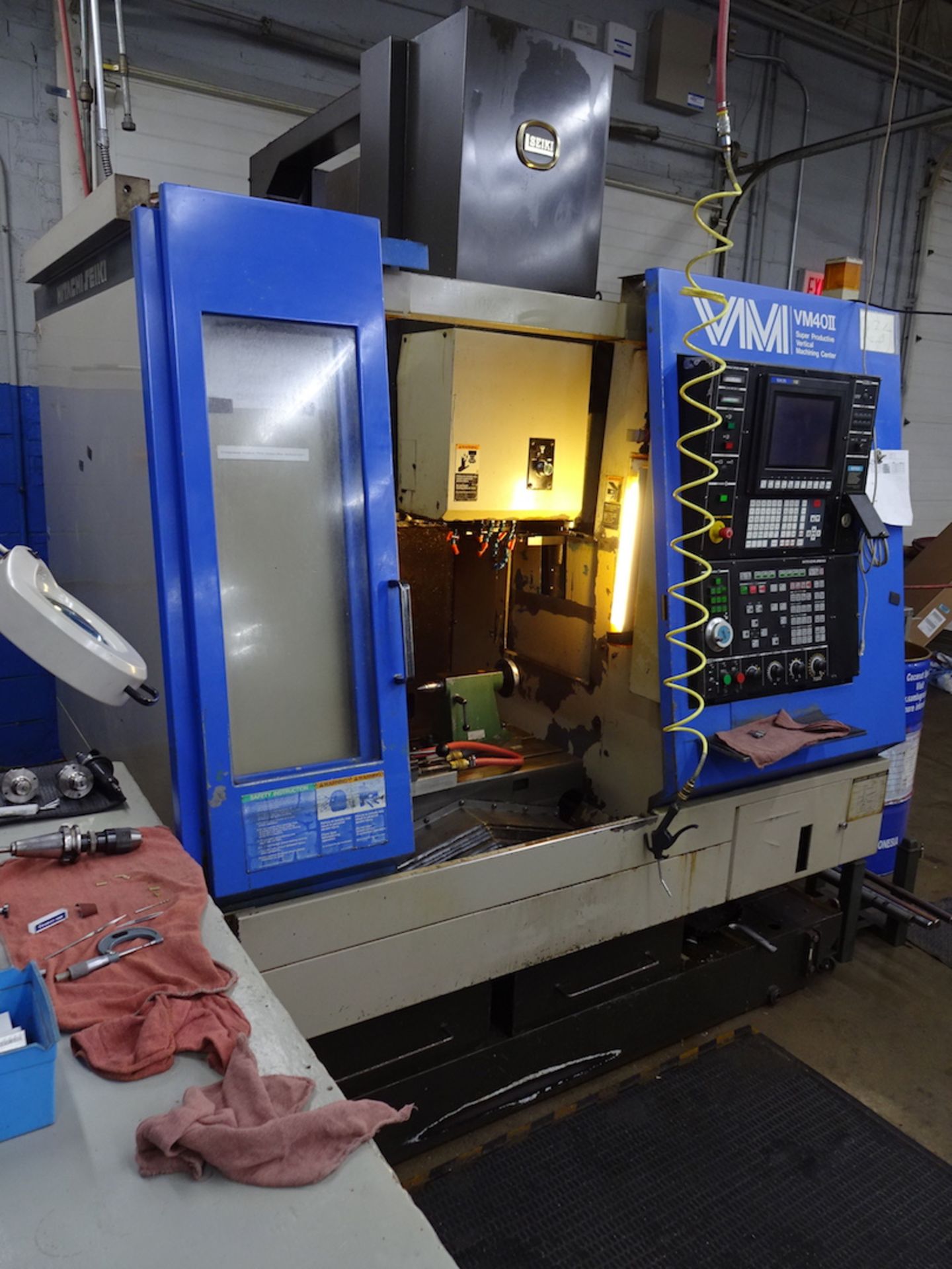 Hitachi Seiki Model VM 40 II Super Productive CNC Vertical Machining Center, S/N 42780 (1992), - Image 3 of 11