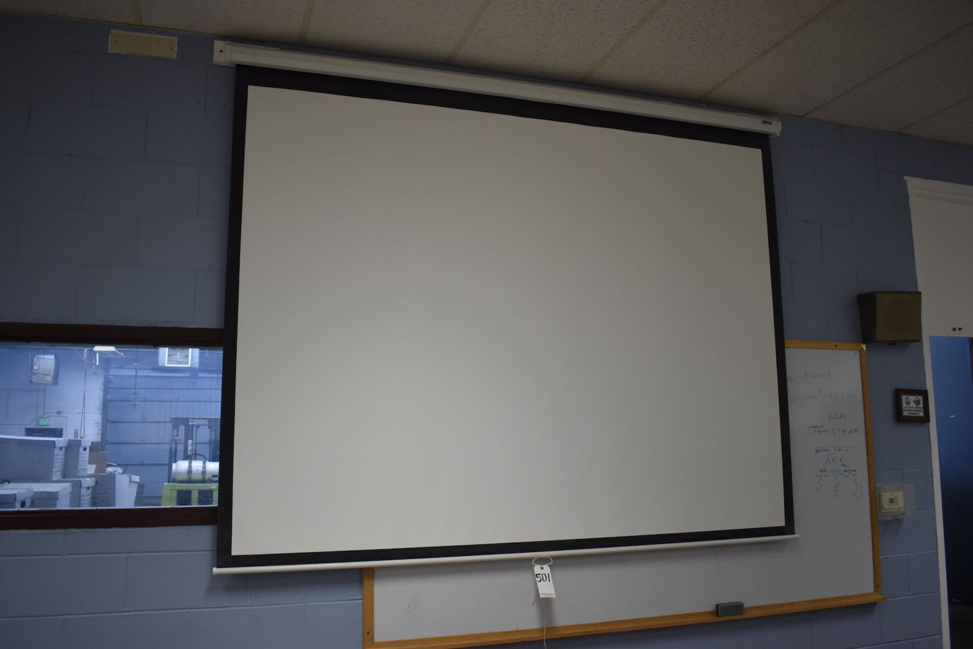 Epson Ceiling Mounted Projector, with Da-Lite Projection Screen (Niles, IL) - Image 2 of 2