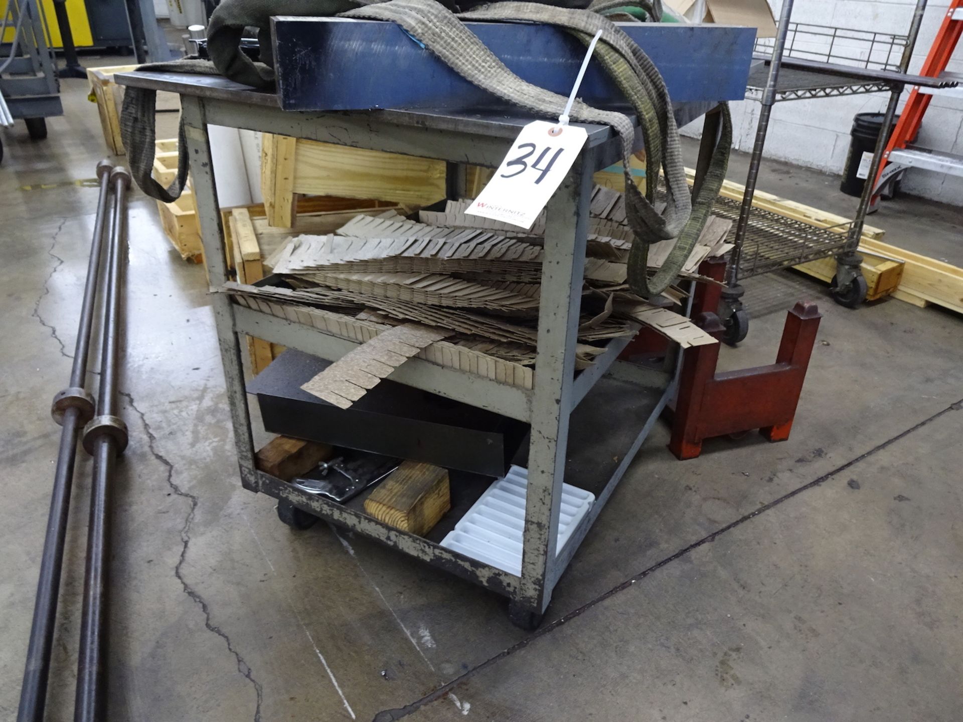 Steel Shop Cart (no contents) (Elk Grove Village, IL)