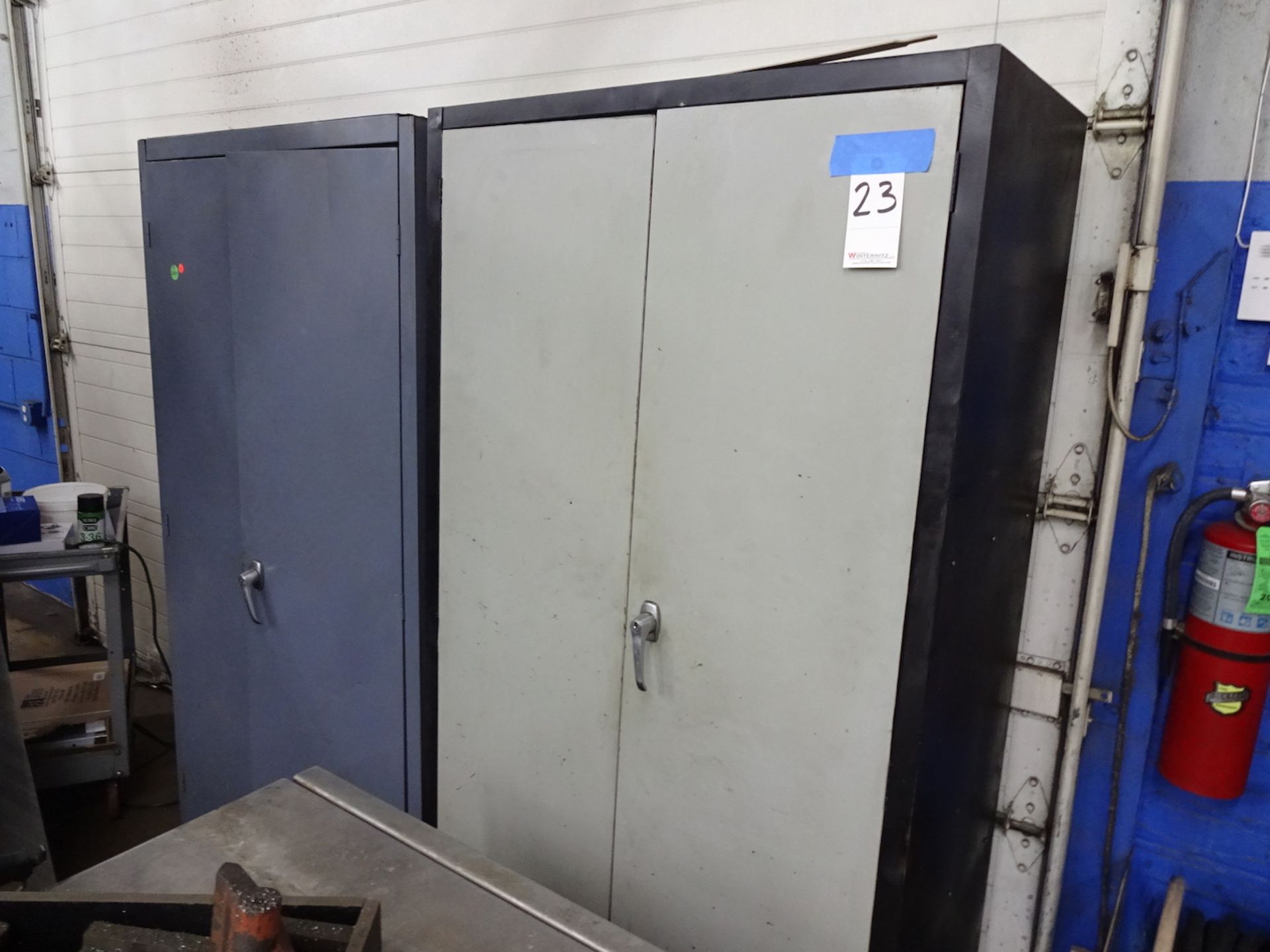LOT: (2) 2-Door Storage Cabinets (no contents) (Elk Grove Village, IL)