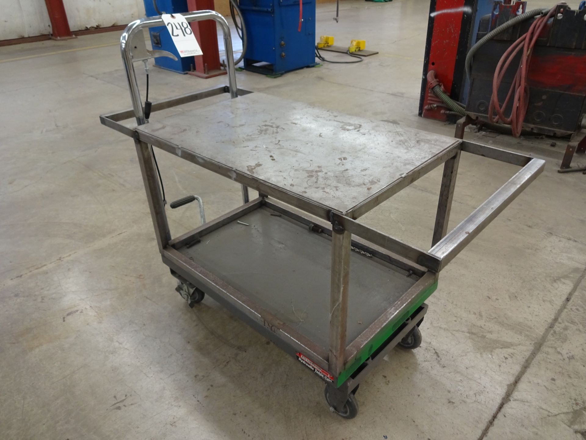 Pittsburgh Hydraulic Table Cart