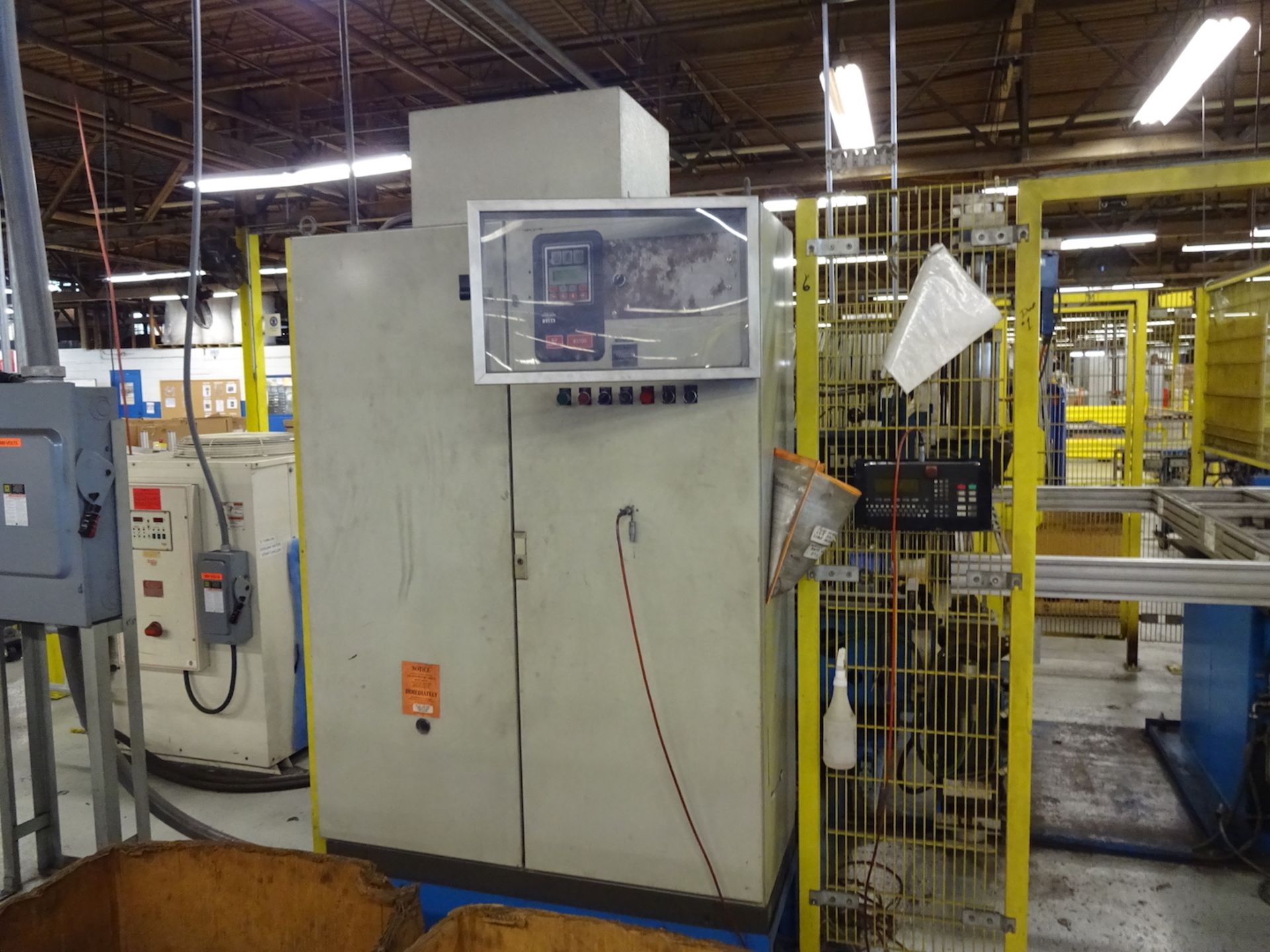 Ideal Type CSR 201 CNC Welder: S/N 2234146 (1998), 415v, 50/60 hz, Entron Model WS700 Control, - Image 9 of 19