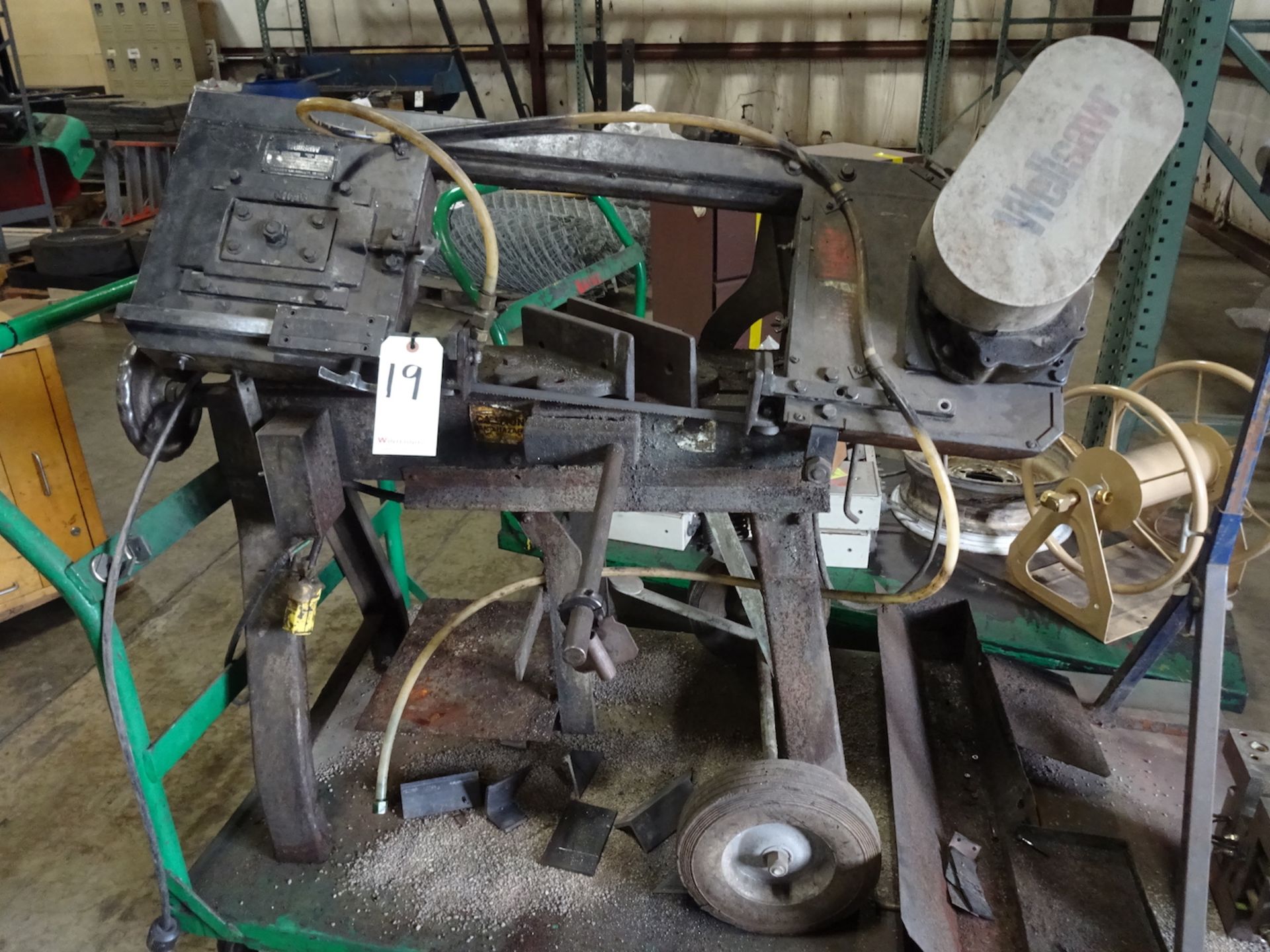 Wellsaw Model 58B Horizontal Metal Cutting Band Saw, S/N 22951