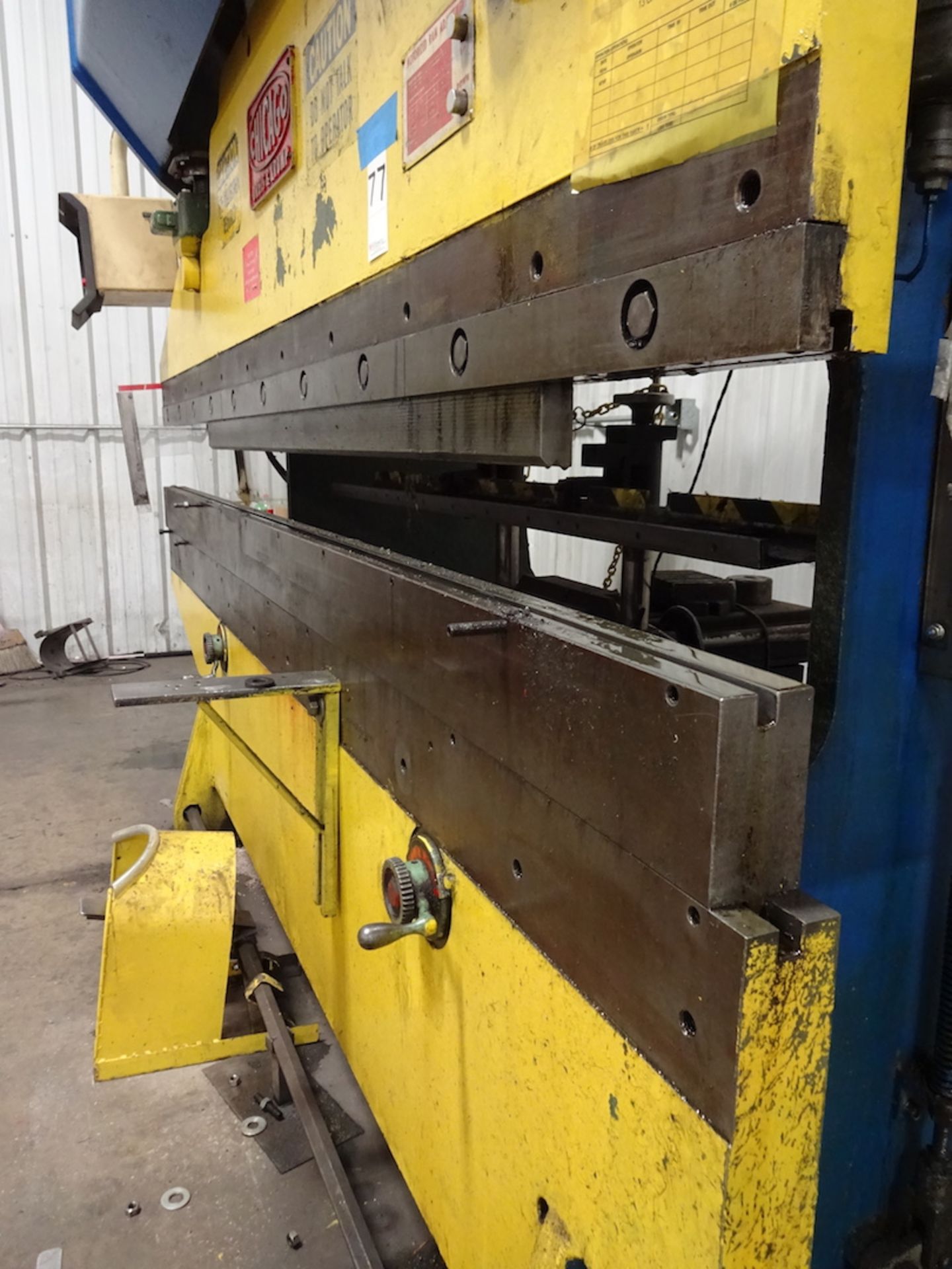 Dreis & Krump 10 ft. x 50 - 75 Ton Model 68C Press Brake, S/N L14716, 78.5 in. Between Housings, - Image 5 of 5