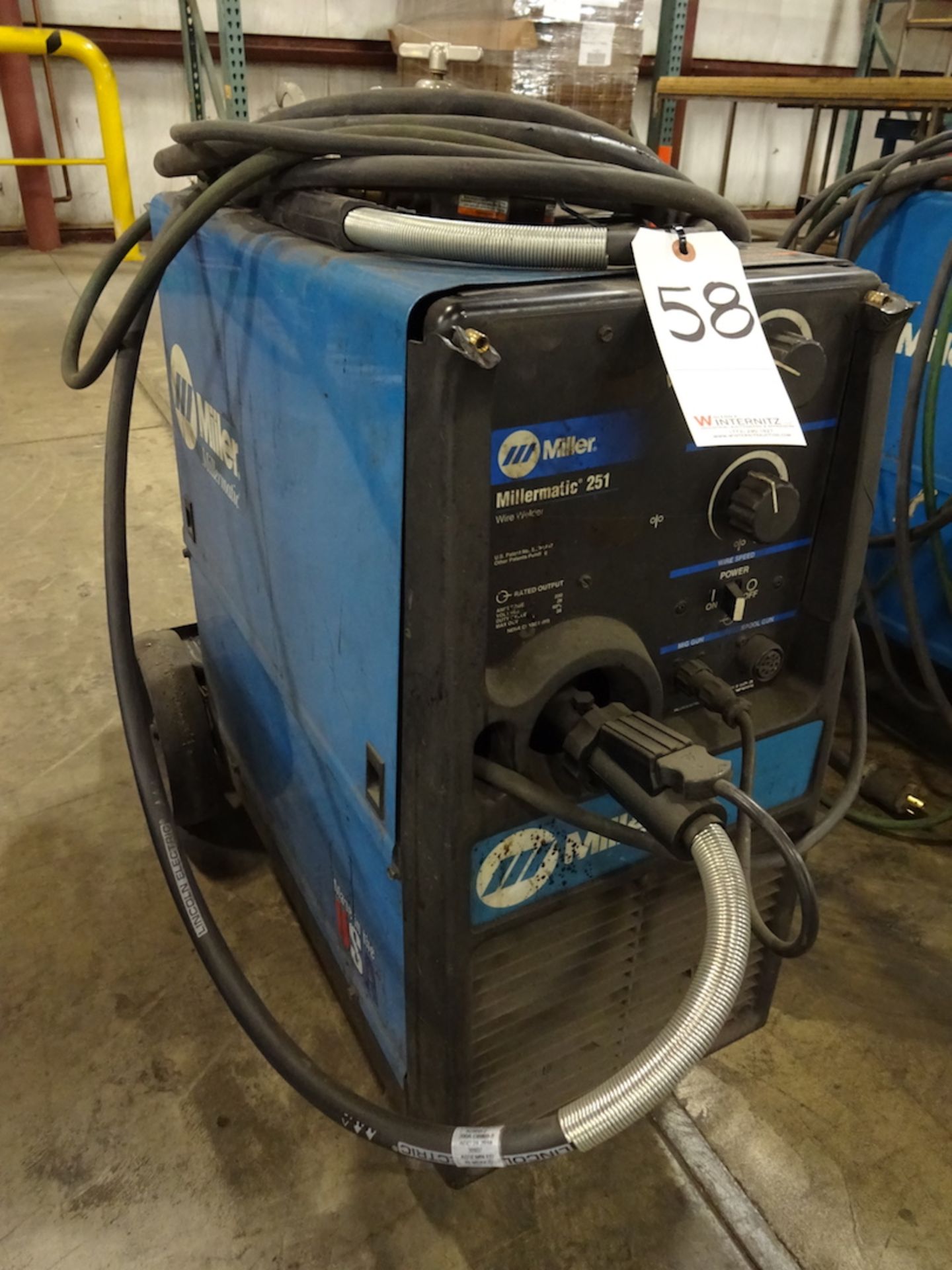 Miller 200 Amp Millermatic 251 Wire Welder, S/N LC274844 (2002)