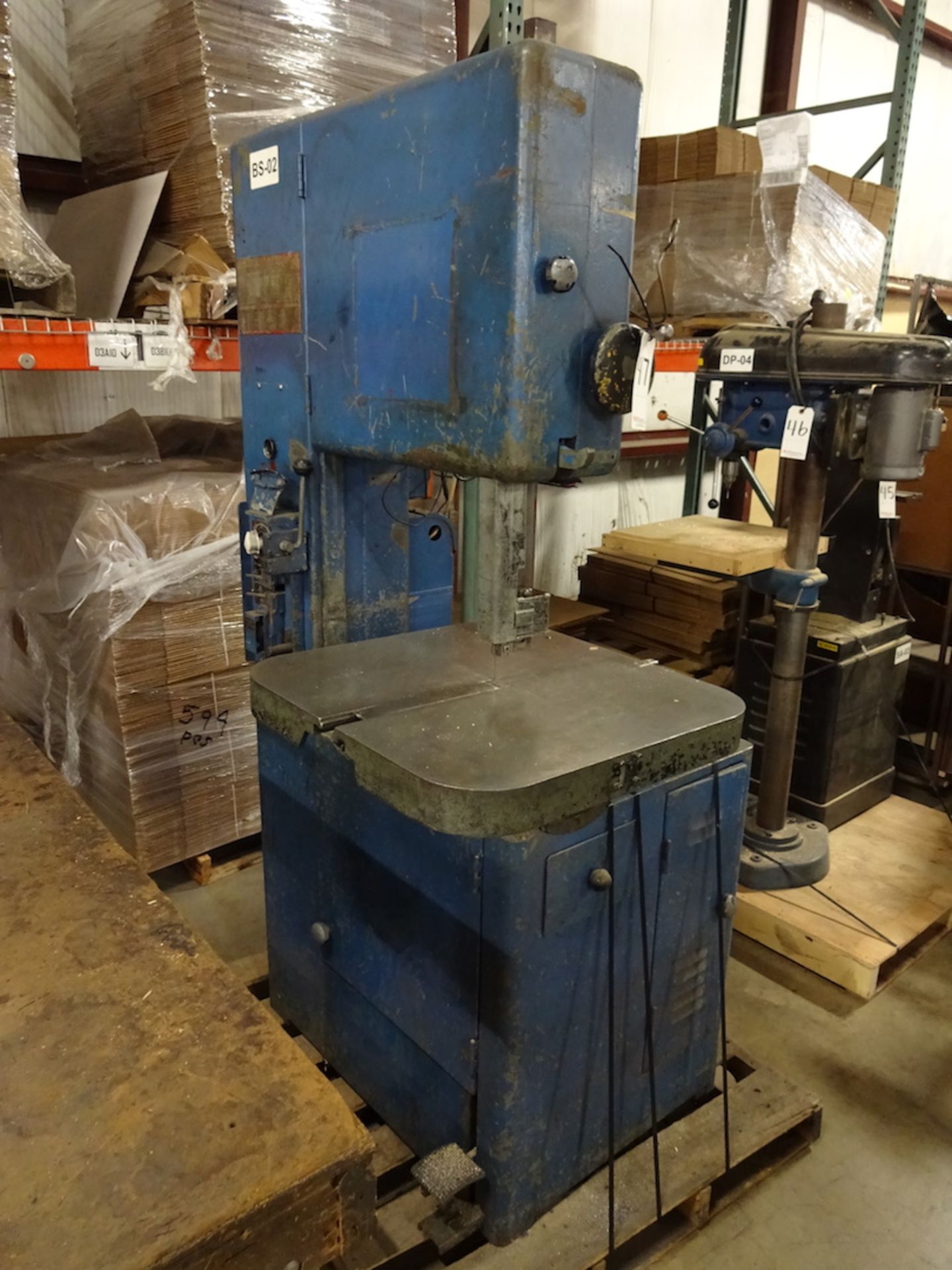 Grob 18 in. Model NS-18 Vertical Band Saw, S/N 9965 - Image 2 of 3