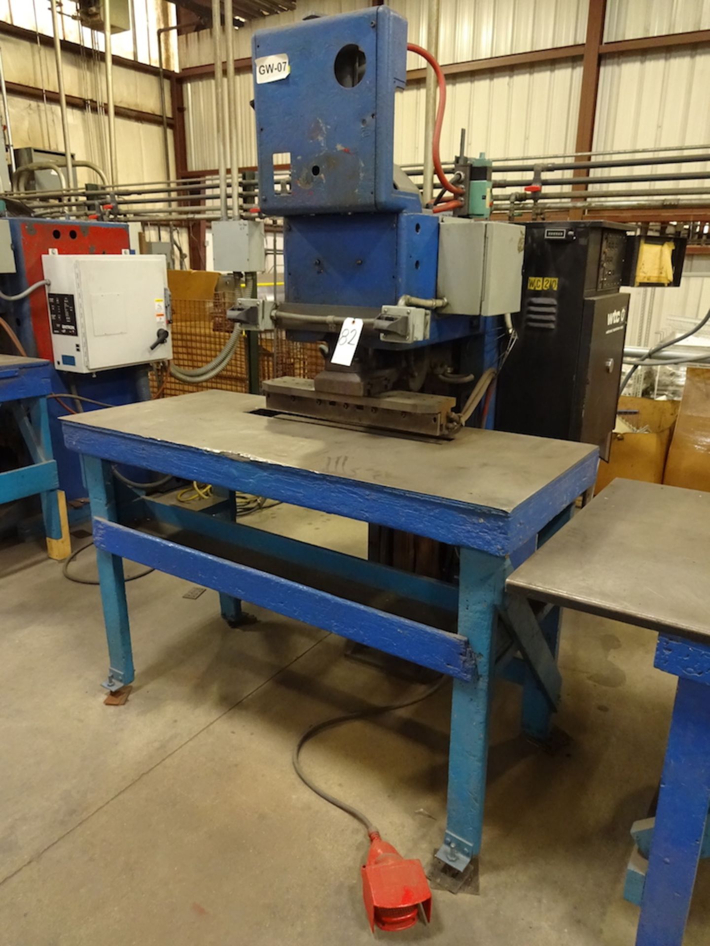 Thompson 150 KVA Model A2 Spot Welder, S/N 18009, MCS2009 Micro Controlled System Control