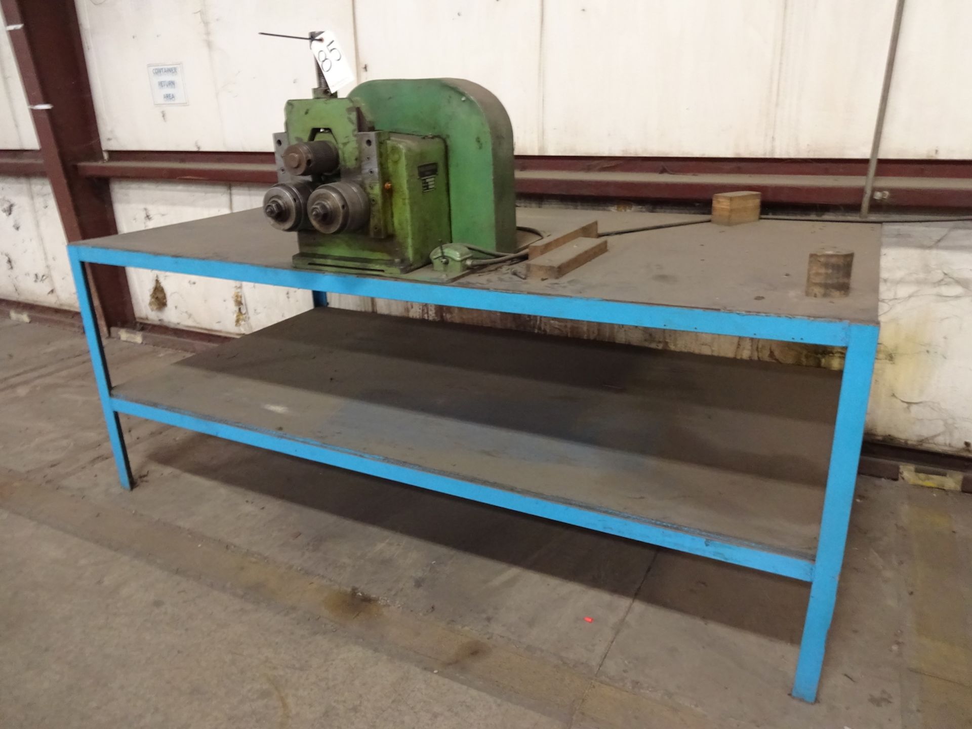 Auerbach Type 12E Bench Top Vertical Bending Roll, S/N 2843 - Image 3 of 3